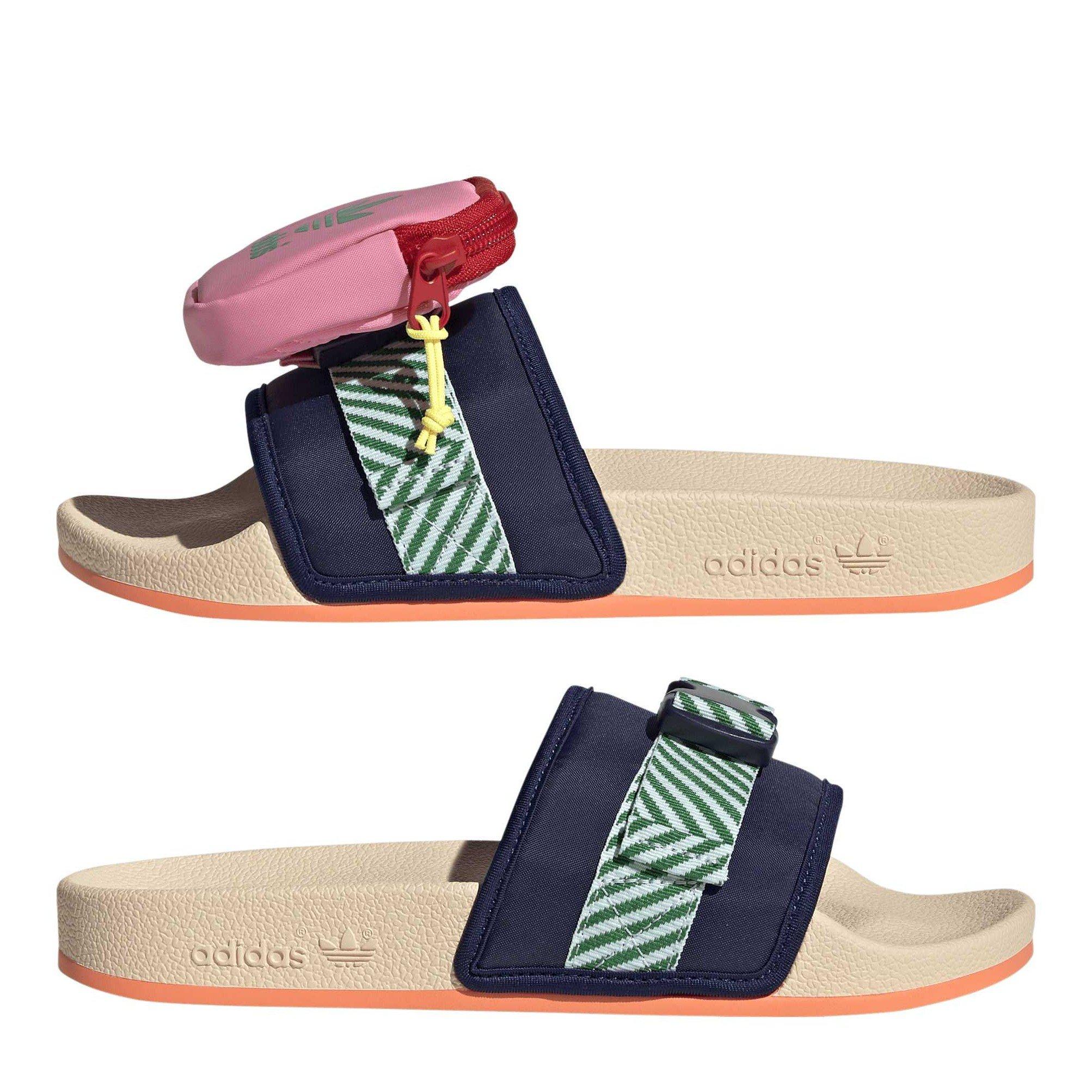 adidas Originals Navy 728195 Pouchylette Slide Sandals - 9