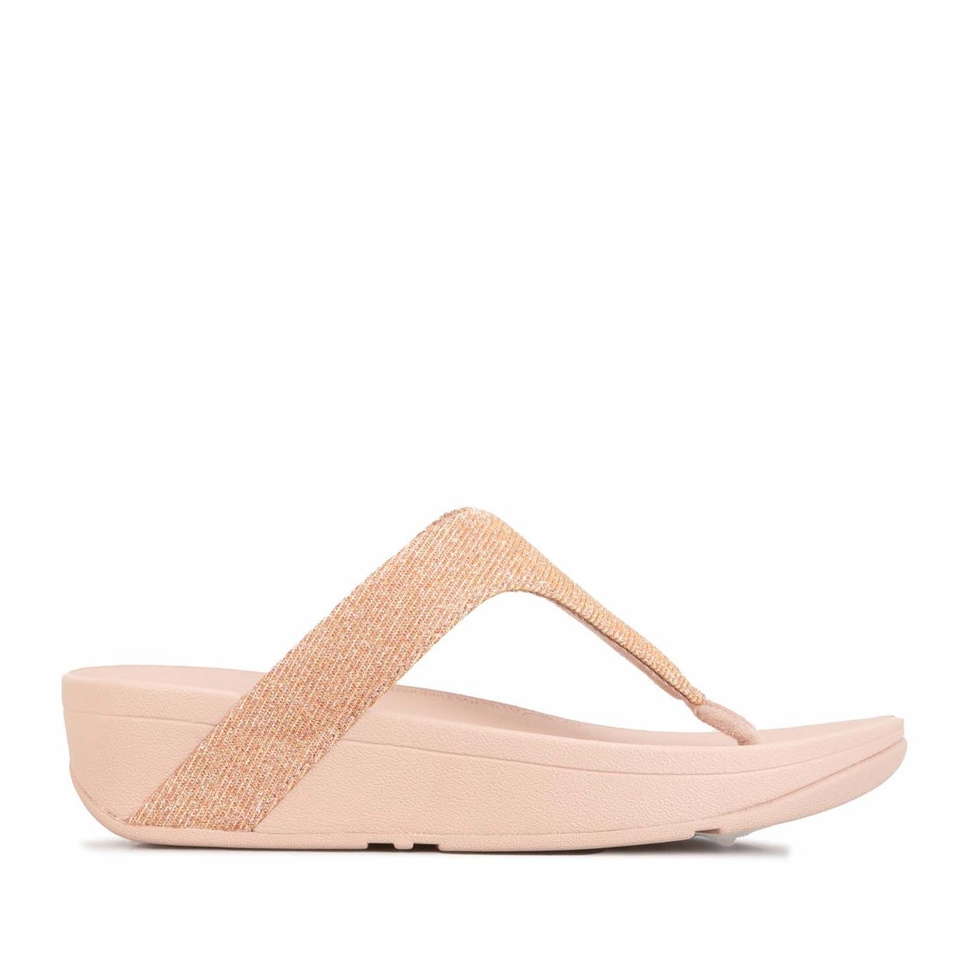 Fitflop Rose Gold 8818697 Lottie Glitzy Toe Thong Sandals - 1