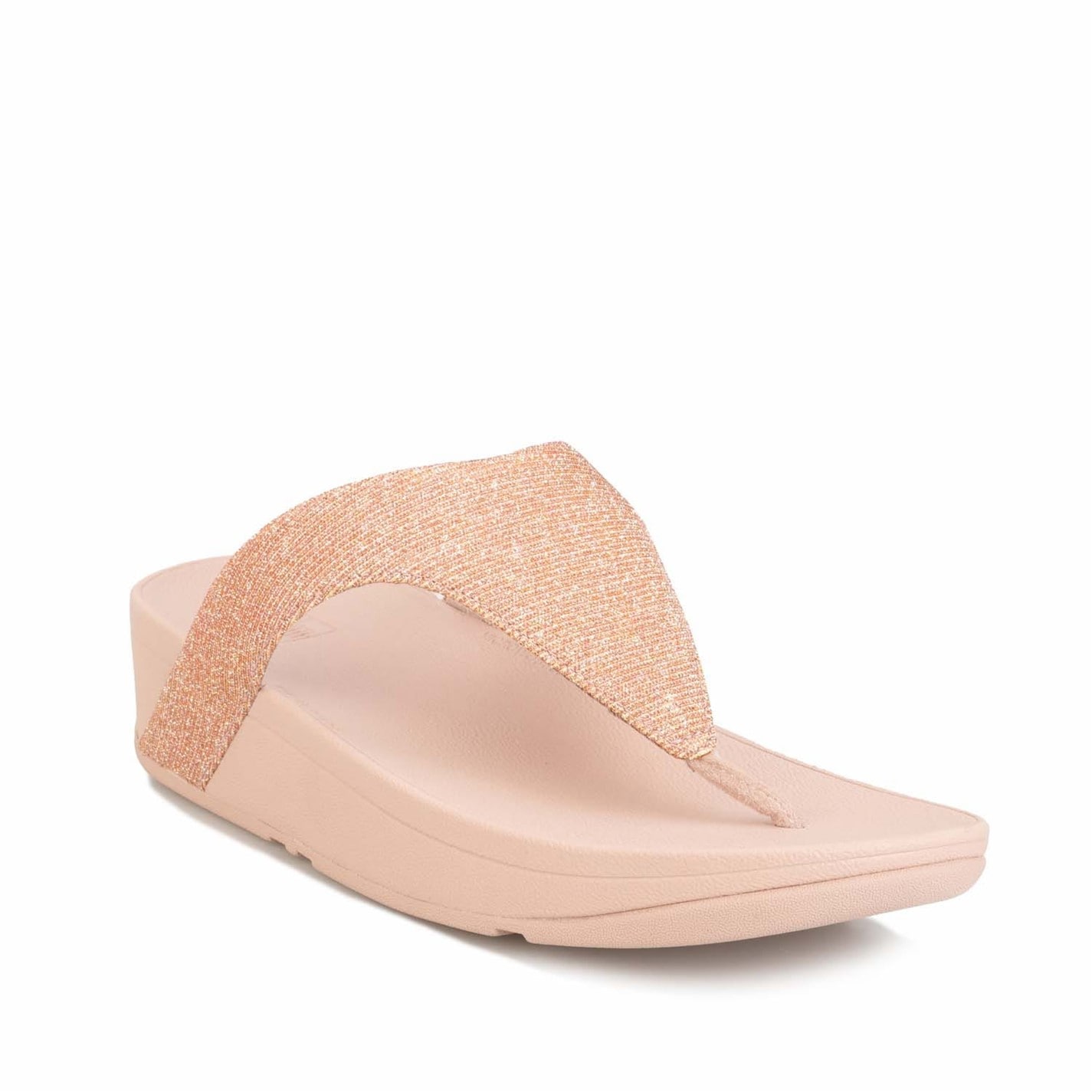 Fitflop Rose Gold 8818697 Lottie Glitzy Toe Thong Sandals - 2