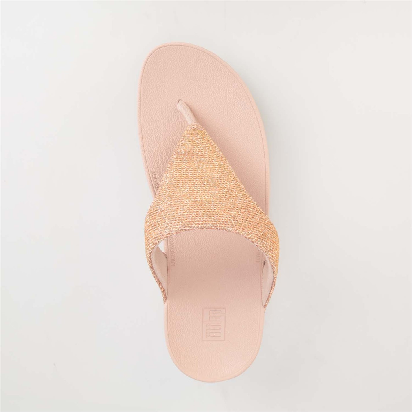 Fitflop Rose Gold 8818697 Lottie Glitzy Toe Thong Sandals - 5