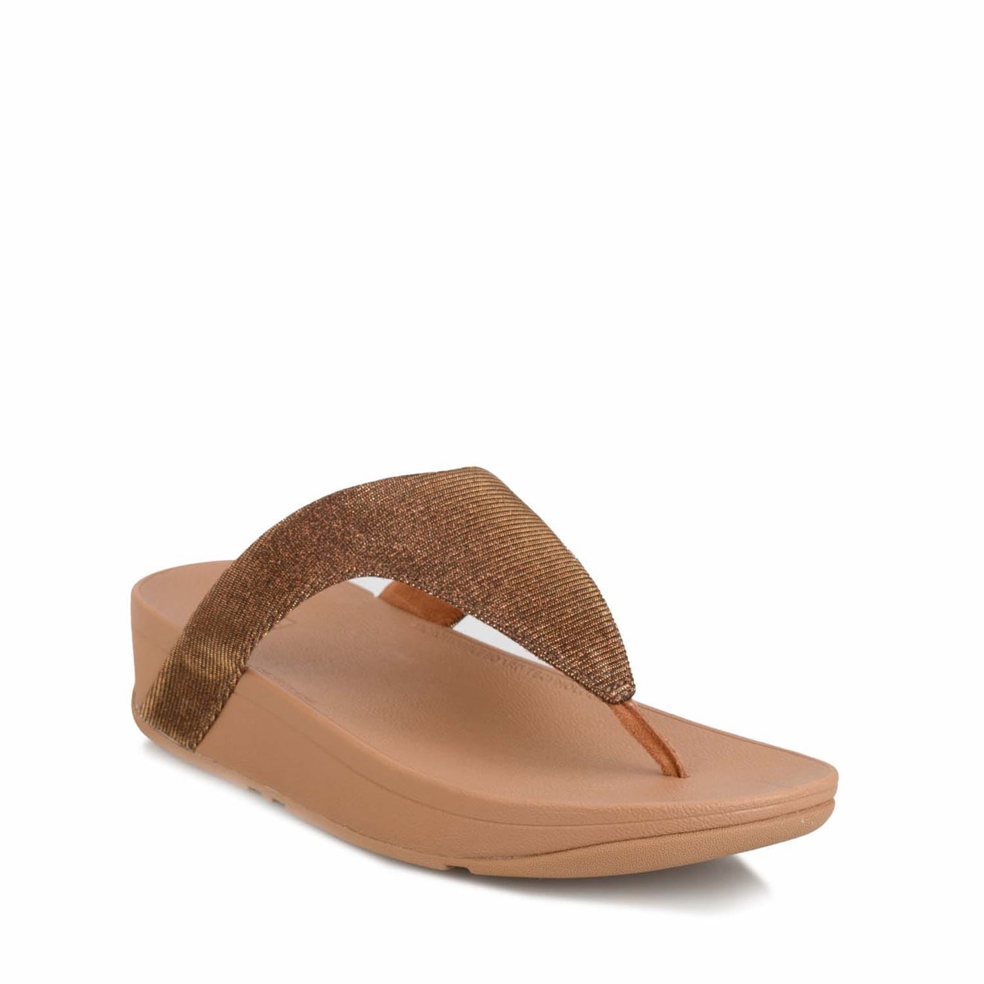 FitFlop Bronze 3243727 Lottie Glitzy Toe Thong Sandals - 2