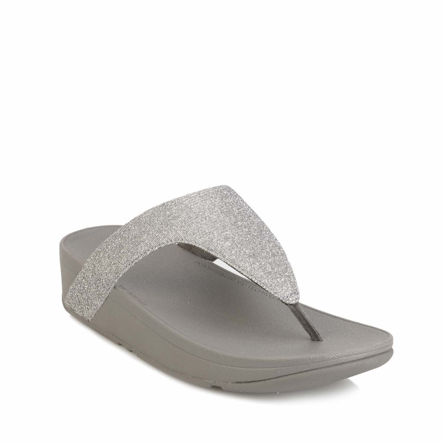 FitFlop Gunmetal 158485 Lottie Glitzy Toe Thong Sandals - 2