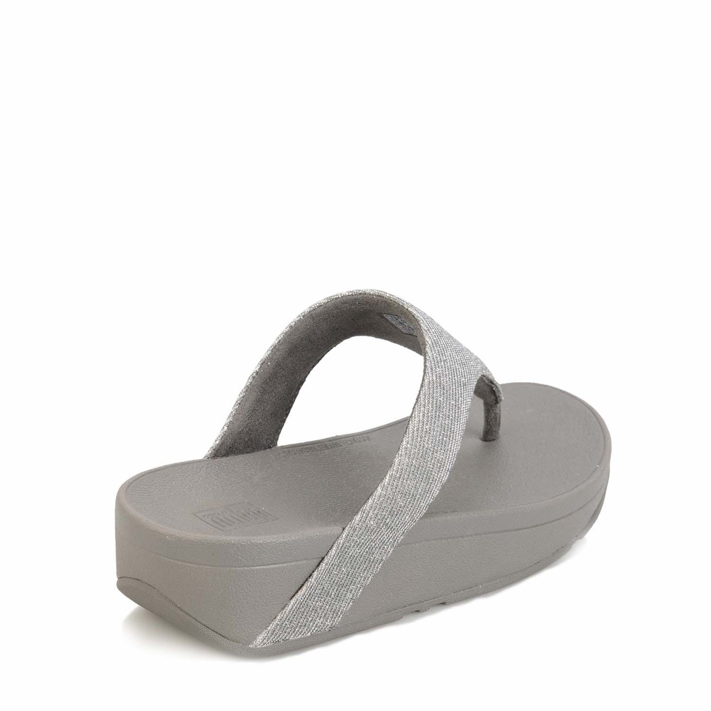 FitFlop Gunmetal 158485 Lottie Glitzy Toe Thong Sandals - 3