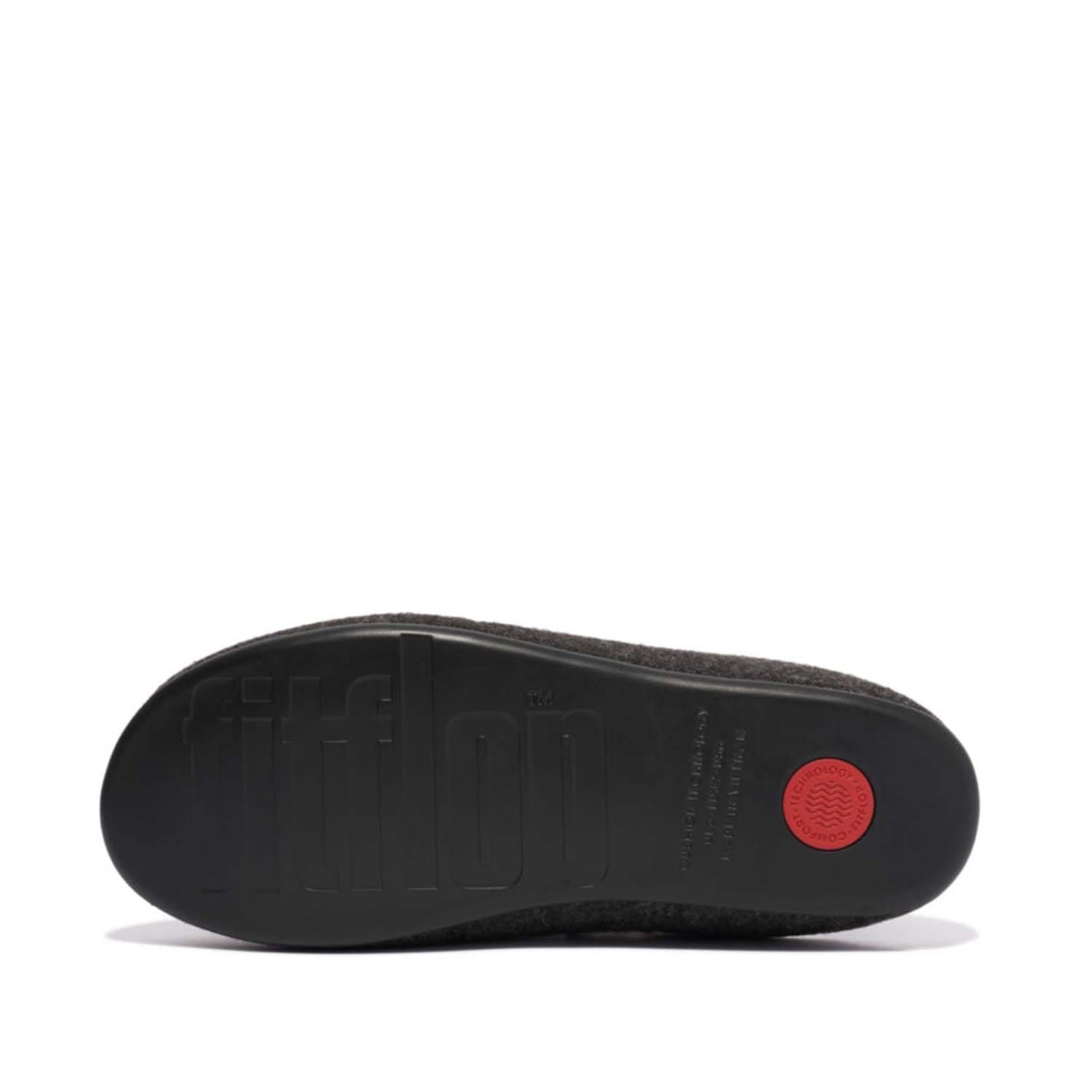 FitFlop Black 724604 Chrissie II Haus e01 Bow Felt Slippers - 3