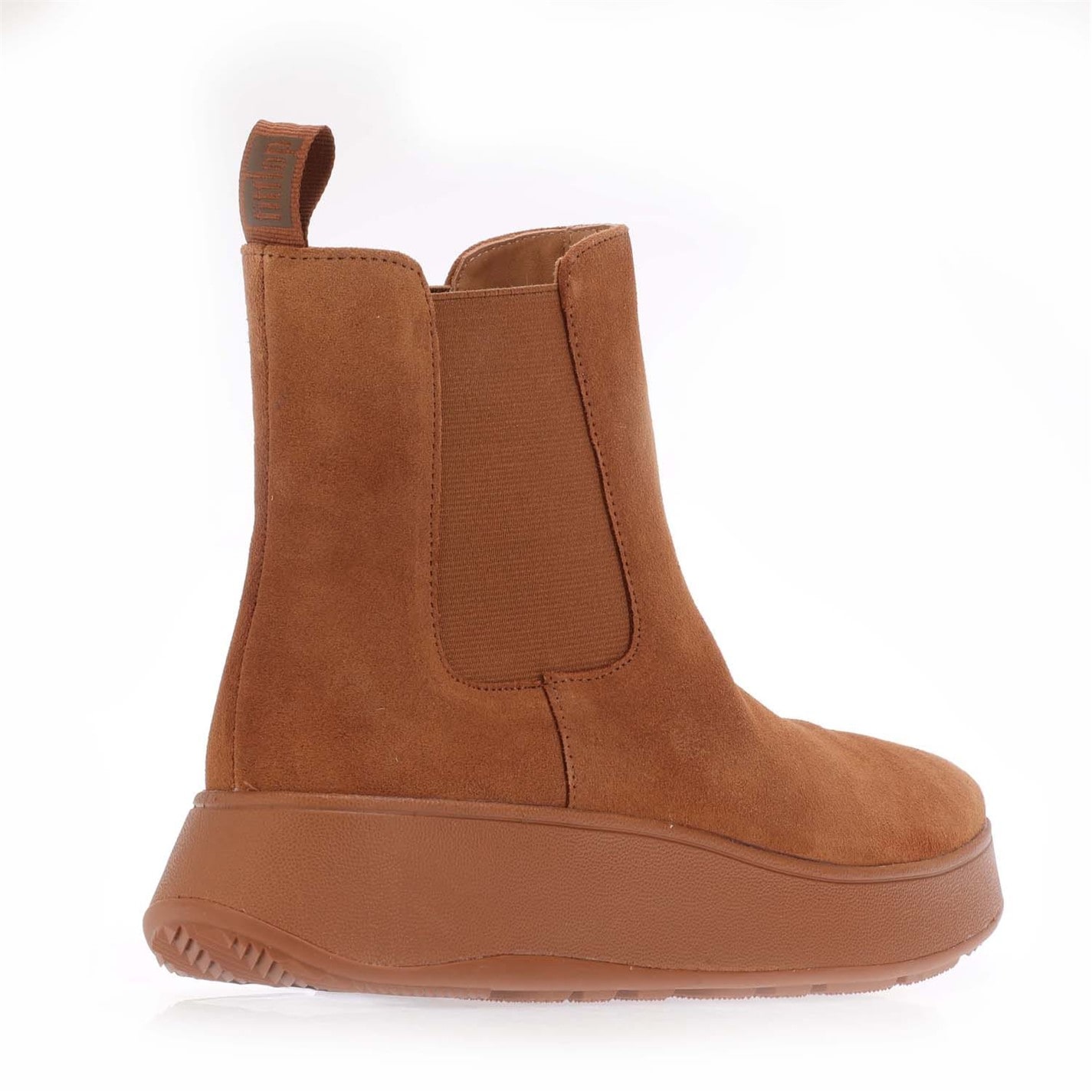 Fitflop F-Mode Suede Flatform Chelsea Boots - 3