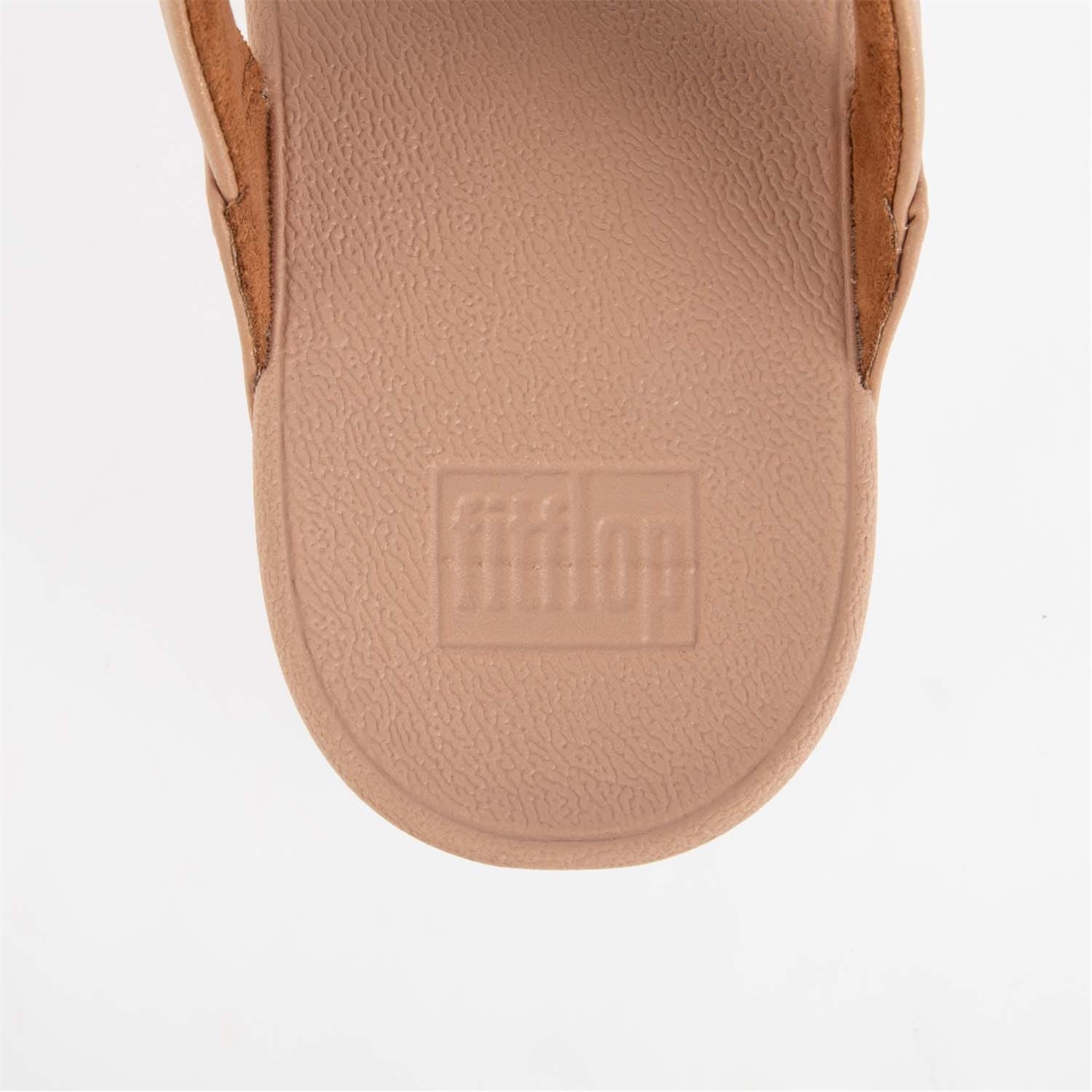 FitFlop Beige 9393612 Lulu Shimmer Toe-Post Sandals - 6