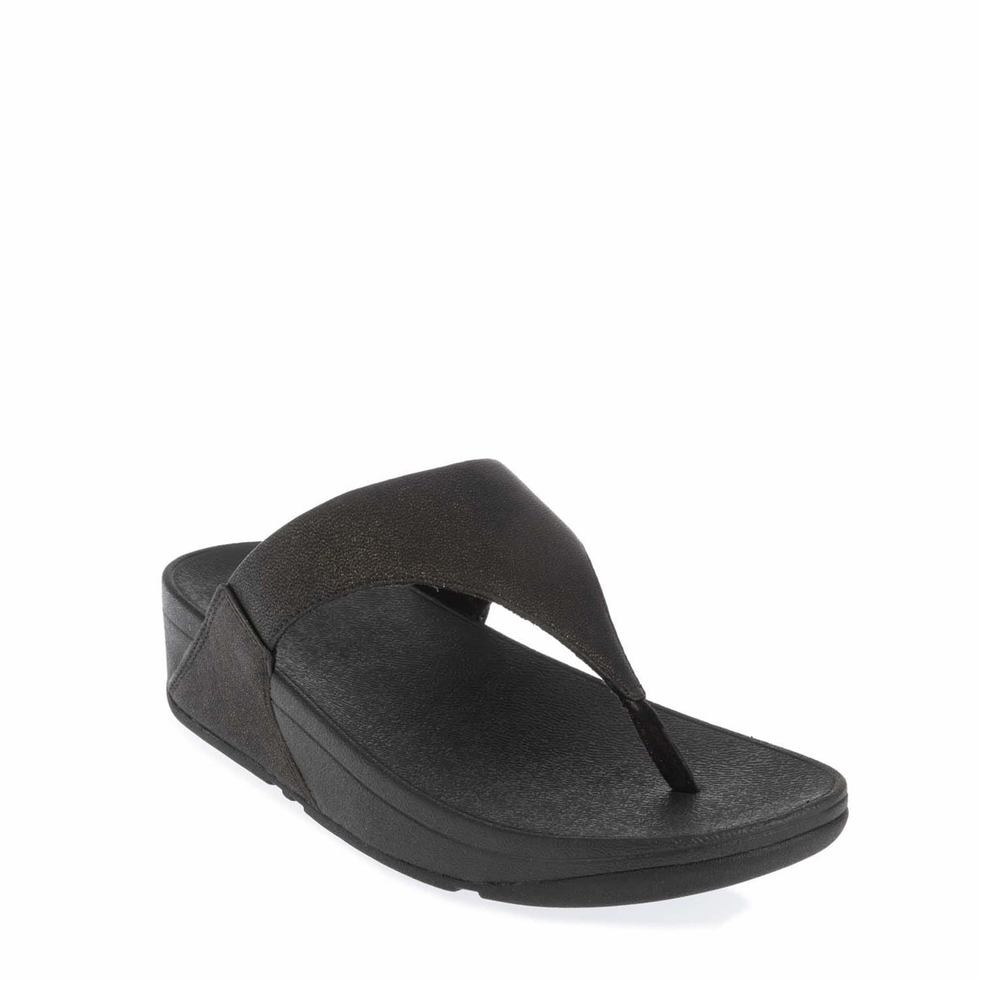FitFlop Black 6909033 Lulu Toe Post Sparkle Sandals - 2