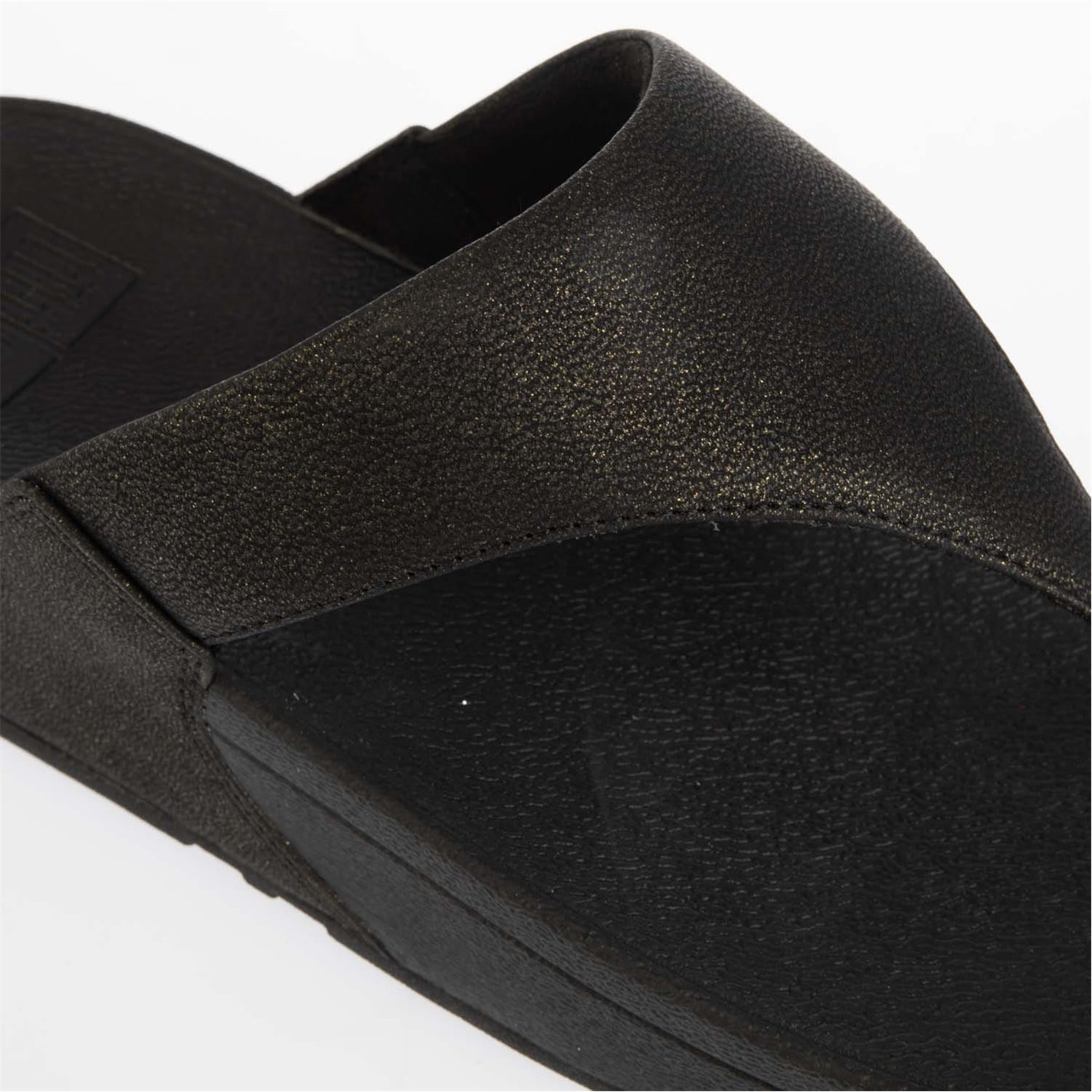 FitFlop Black 6909033 Lulu Toe Post Sparkle Sandals - 5
