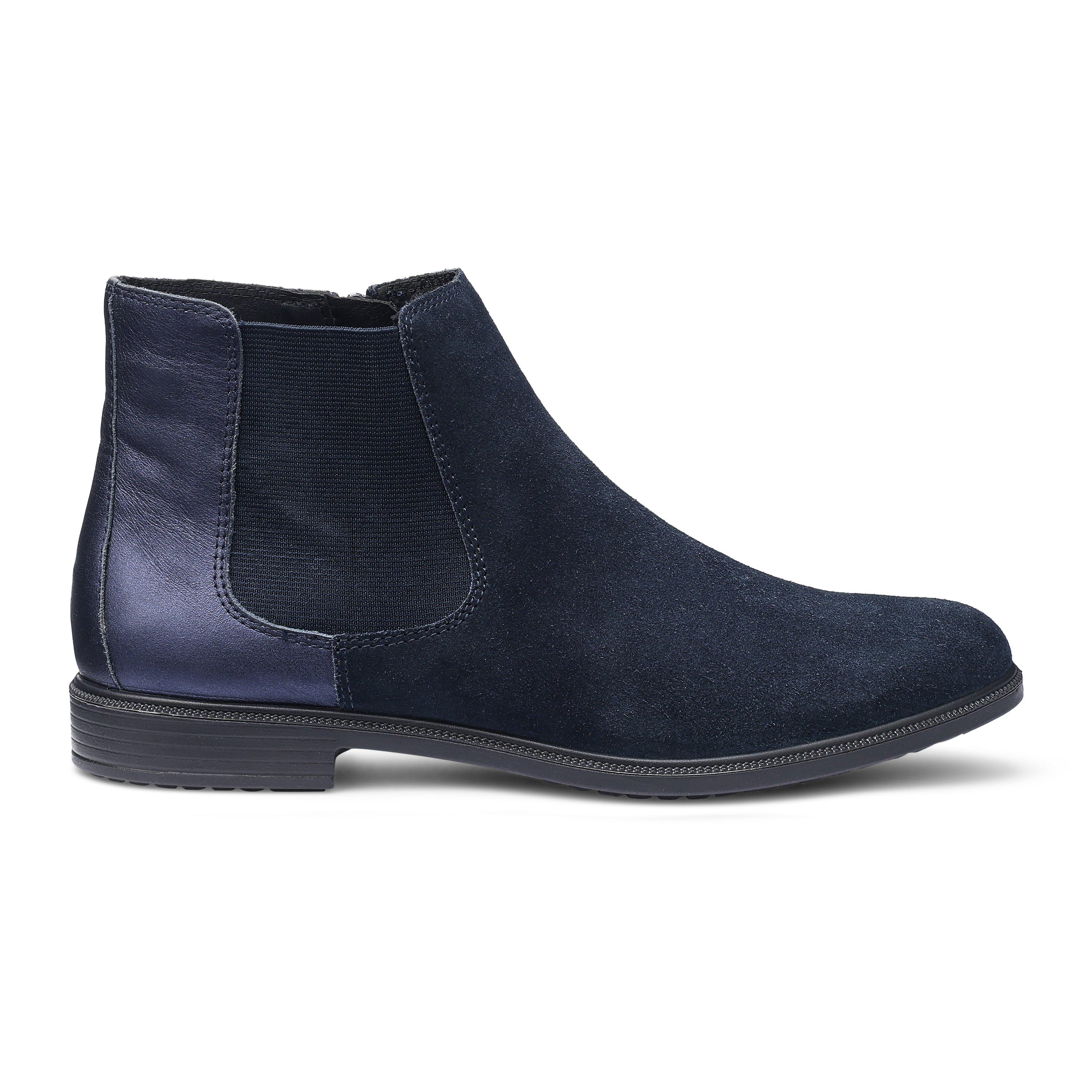 Boty Hotter Navy-Navy Metal 3032182 Tenby Wide Fit Chelsea Boots - 1