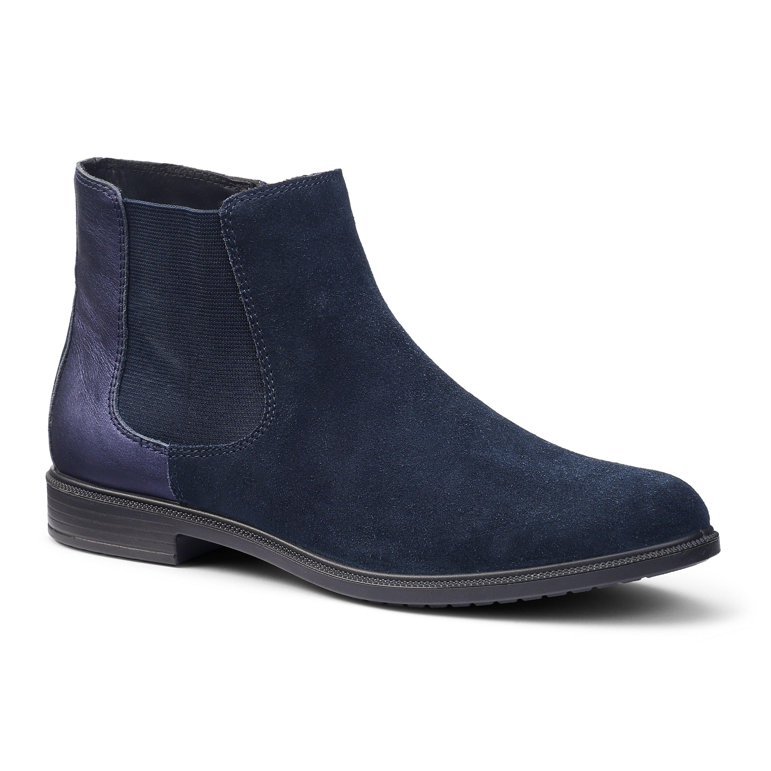 Boty Hotter Navy-Navy Metal 3032182 Tenby Wide Fit Chelsea Boots - 2