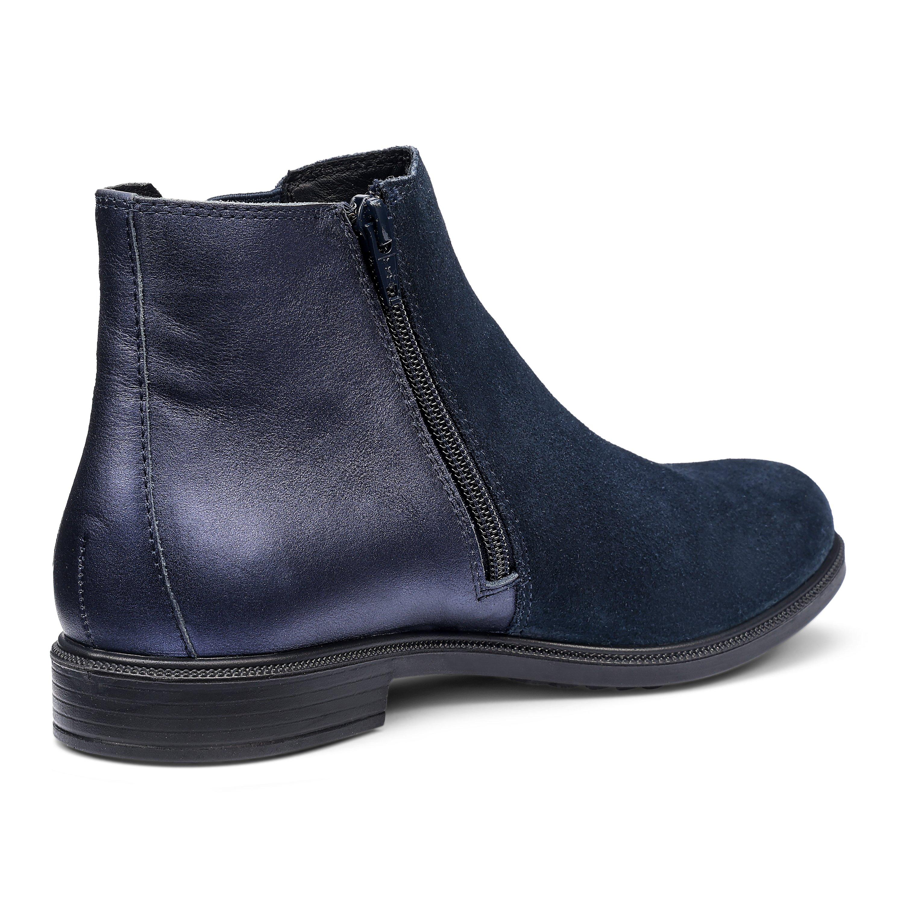 Boty Hotter Navy-Navy Metal 3032182 Tenby Wide Fit Chelsea Boots - 4