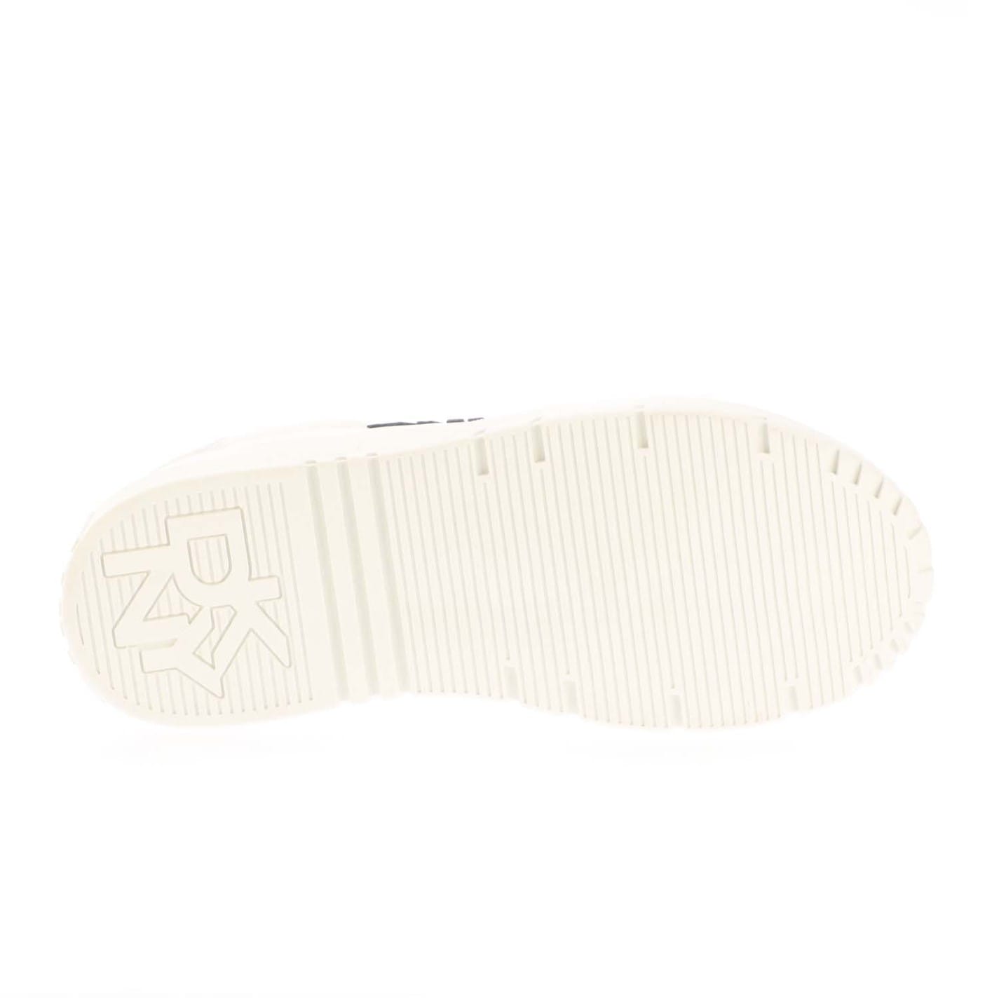 Tenisky DKNY White Black 563396 Minda Lace Up Trainers - 4