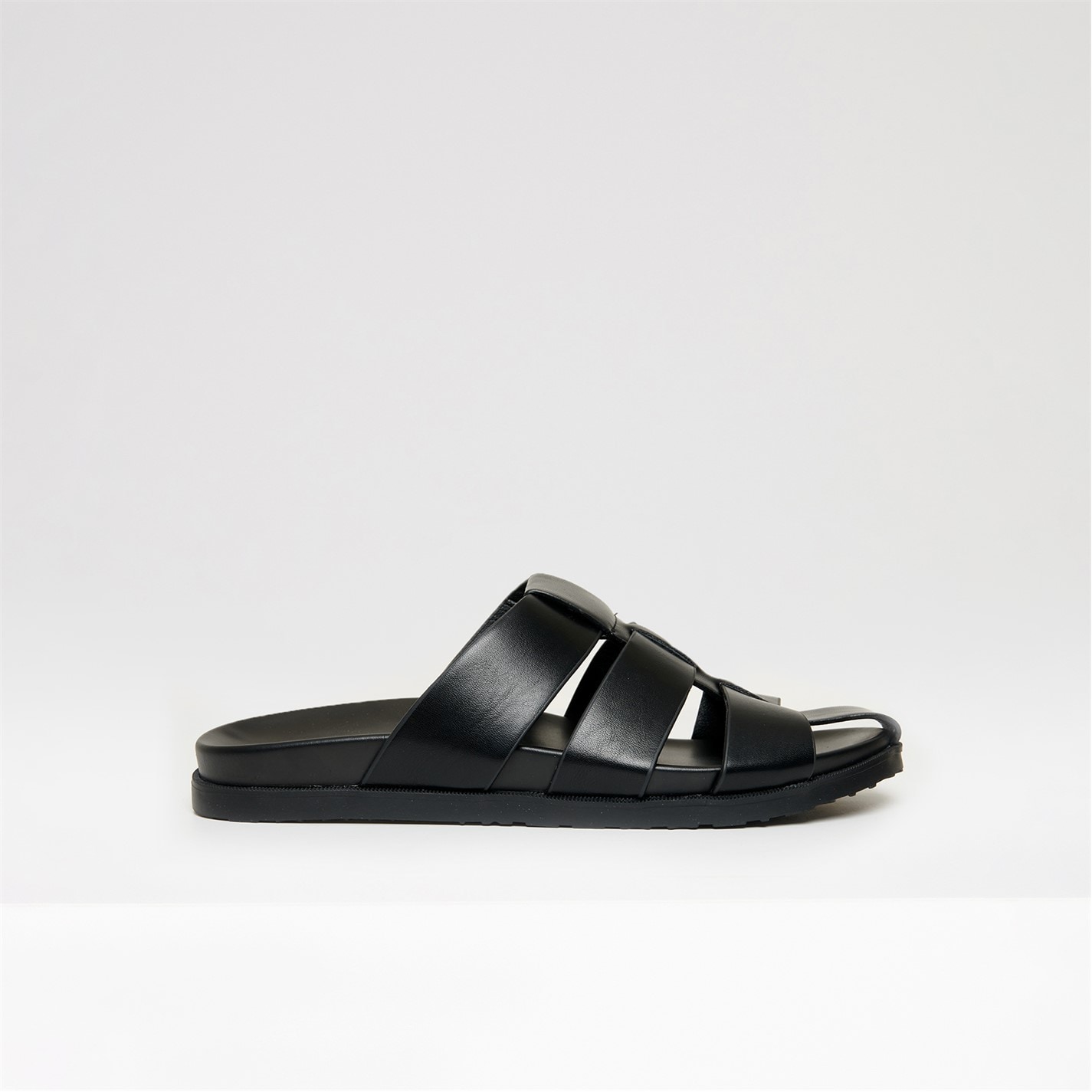 Threadbare Black 3404389 Gladiator Slip-On Sandals - 1