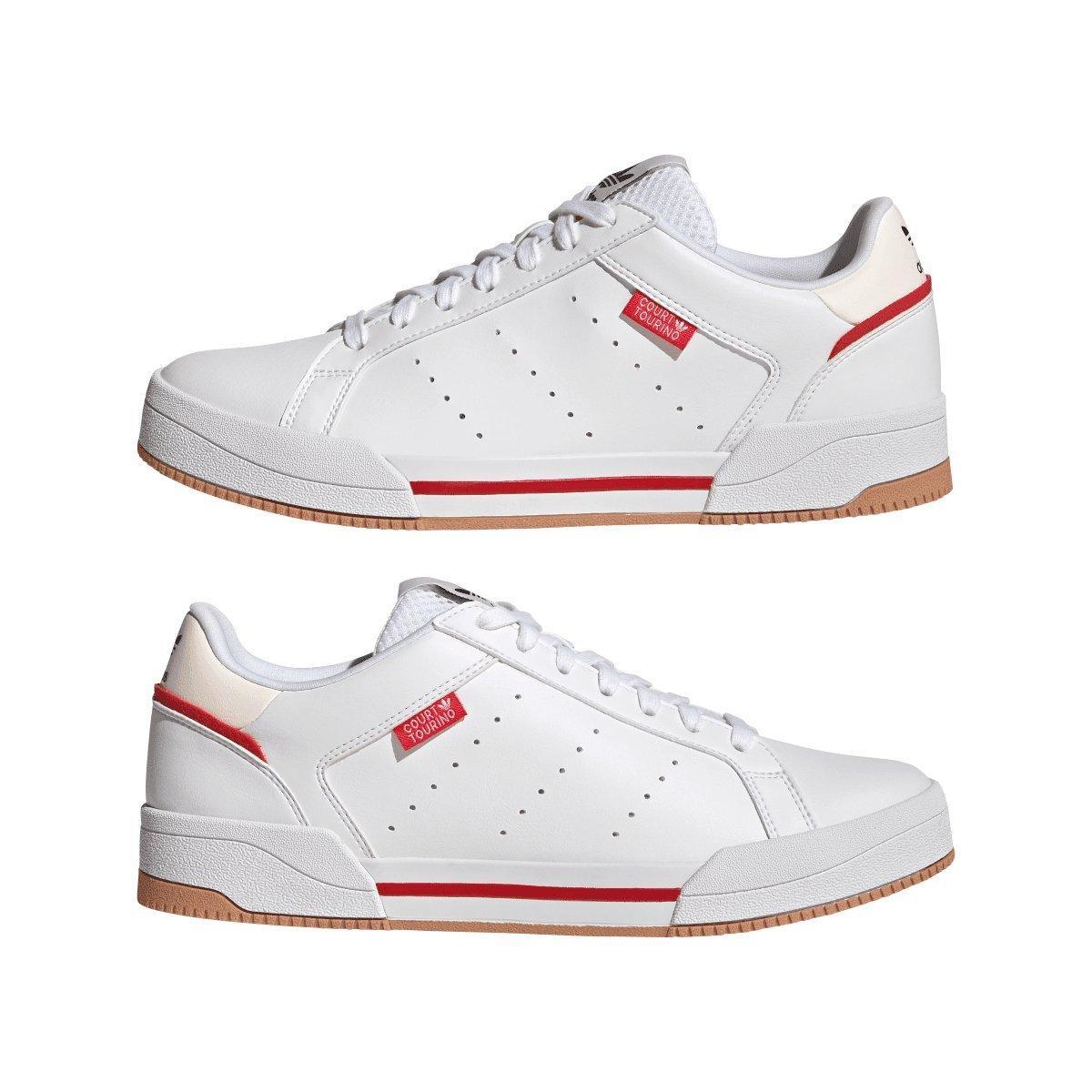 Tenisky adidas Originals White 2182778 Court Tourino Trainers - 10