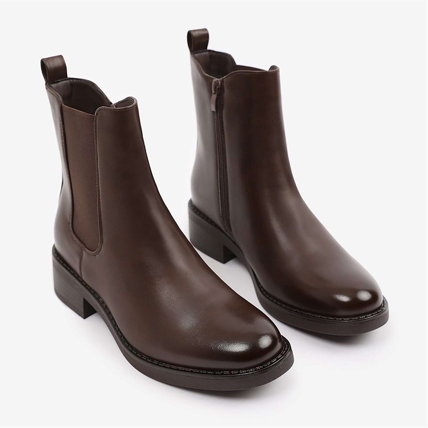 Where’s That From Olivia Wide Fit Ankle Boot With Elastic Panel And - 4