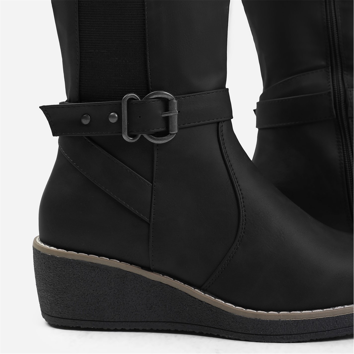Where’s That From Ayleen Knee High Boots In Black - 4