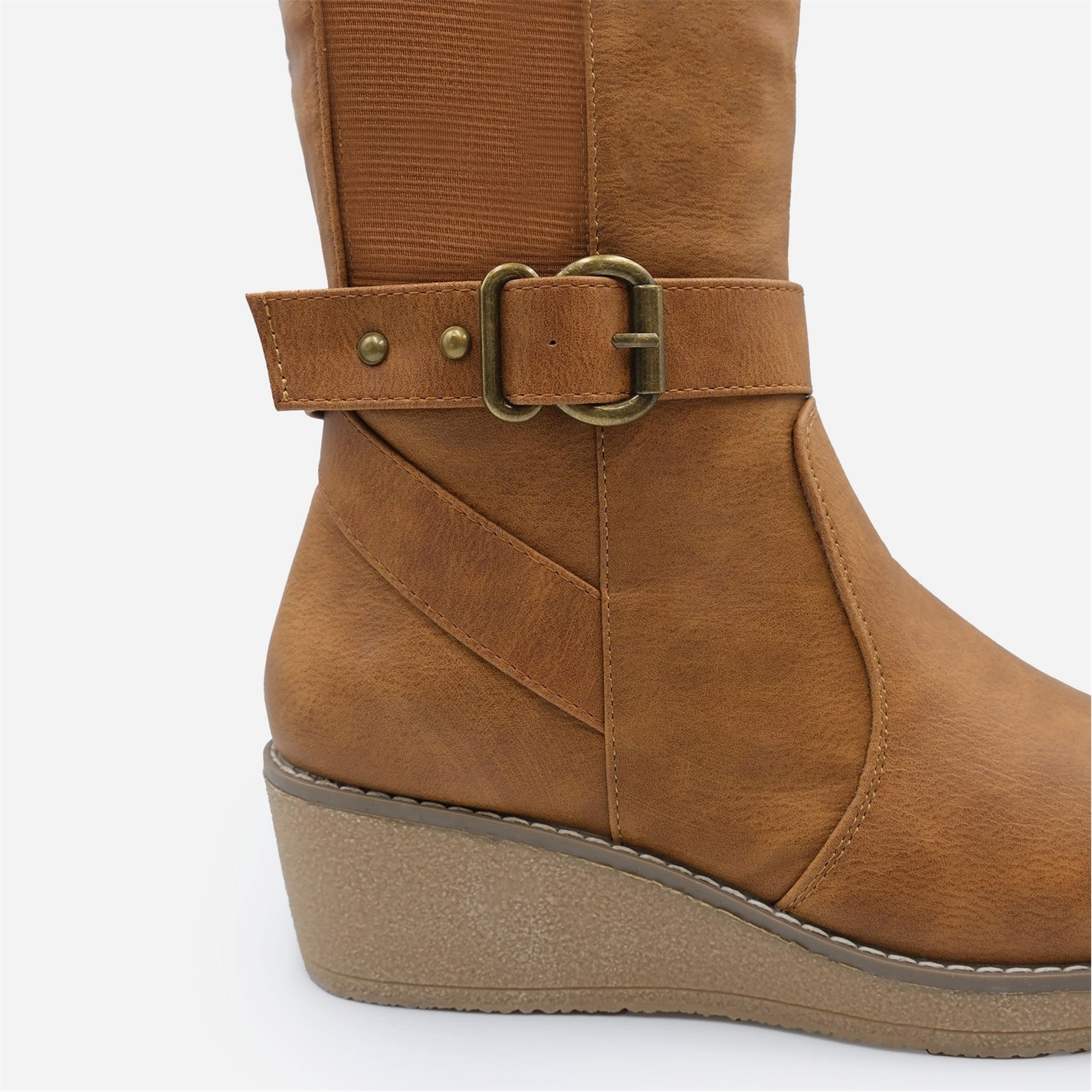 Wheres That From Ayleen Knee High Boots In Tan - 2