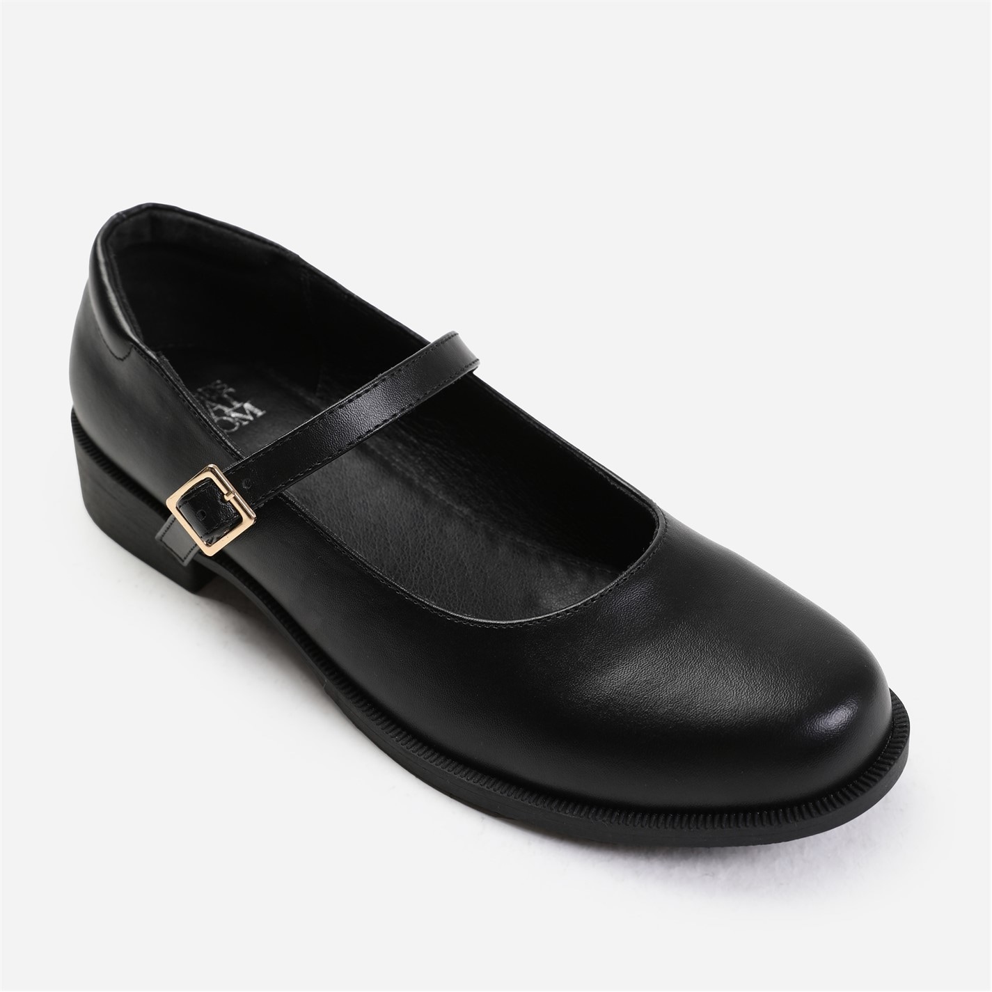 Where’s That From Black PU 7047605 Black Pu Kingston Bucke Low Heel Loafers - 4