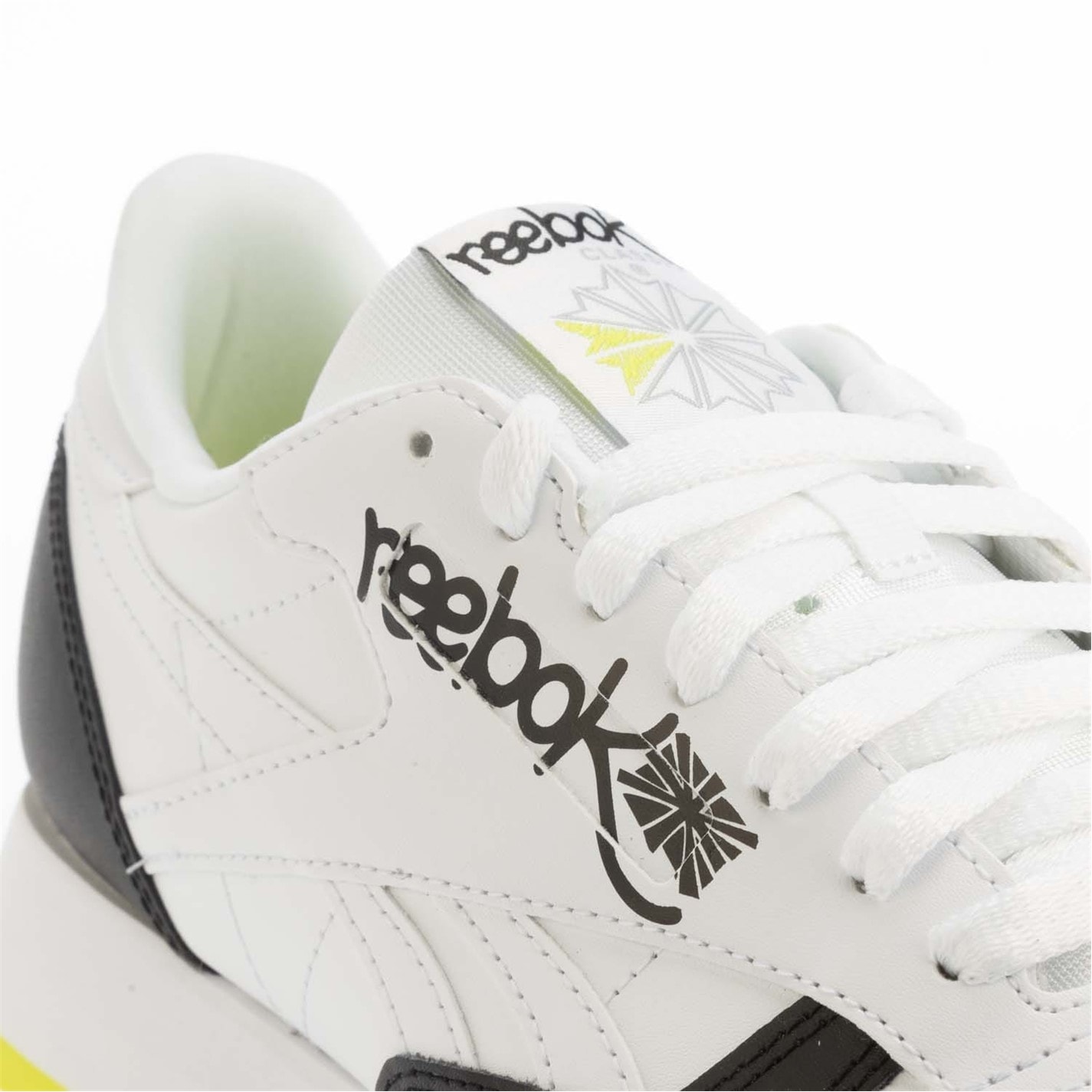 Tenisky Reebok White Black 2290803 Classic Leather Shoes - 5