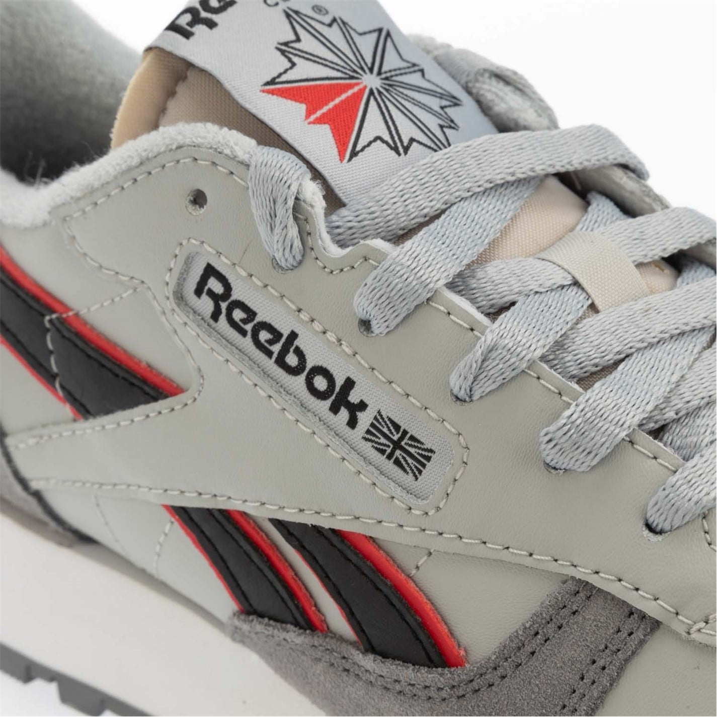 Tenisky Reebok Grey red 391843 Classic Leather Shoes - 5