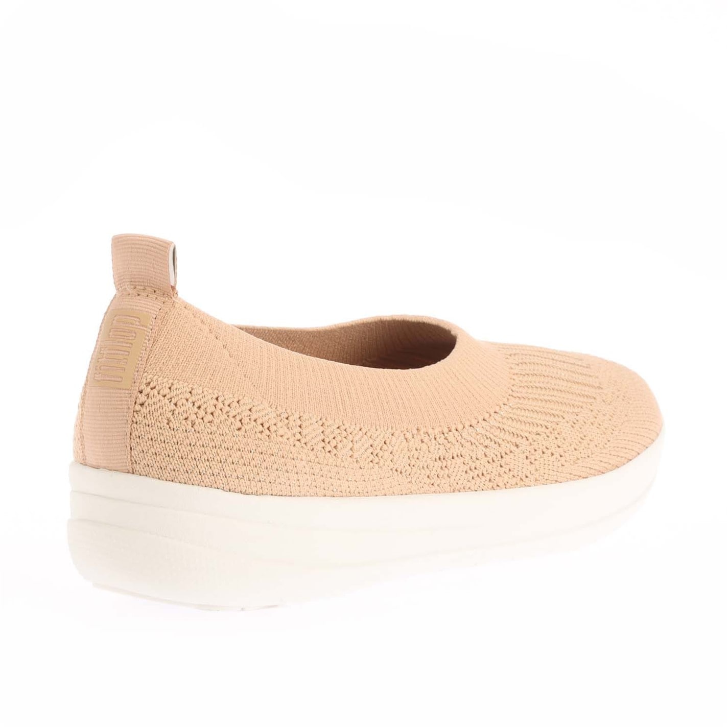 FitFlop Tan 261609 Uberknit Slip On Ballet Pumps - 3