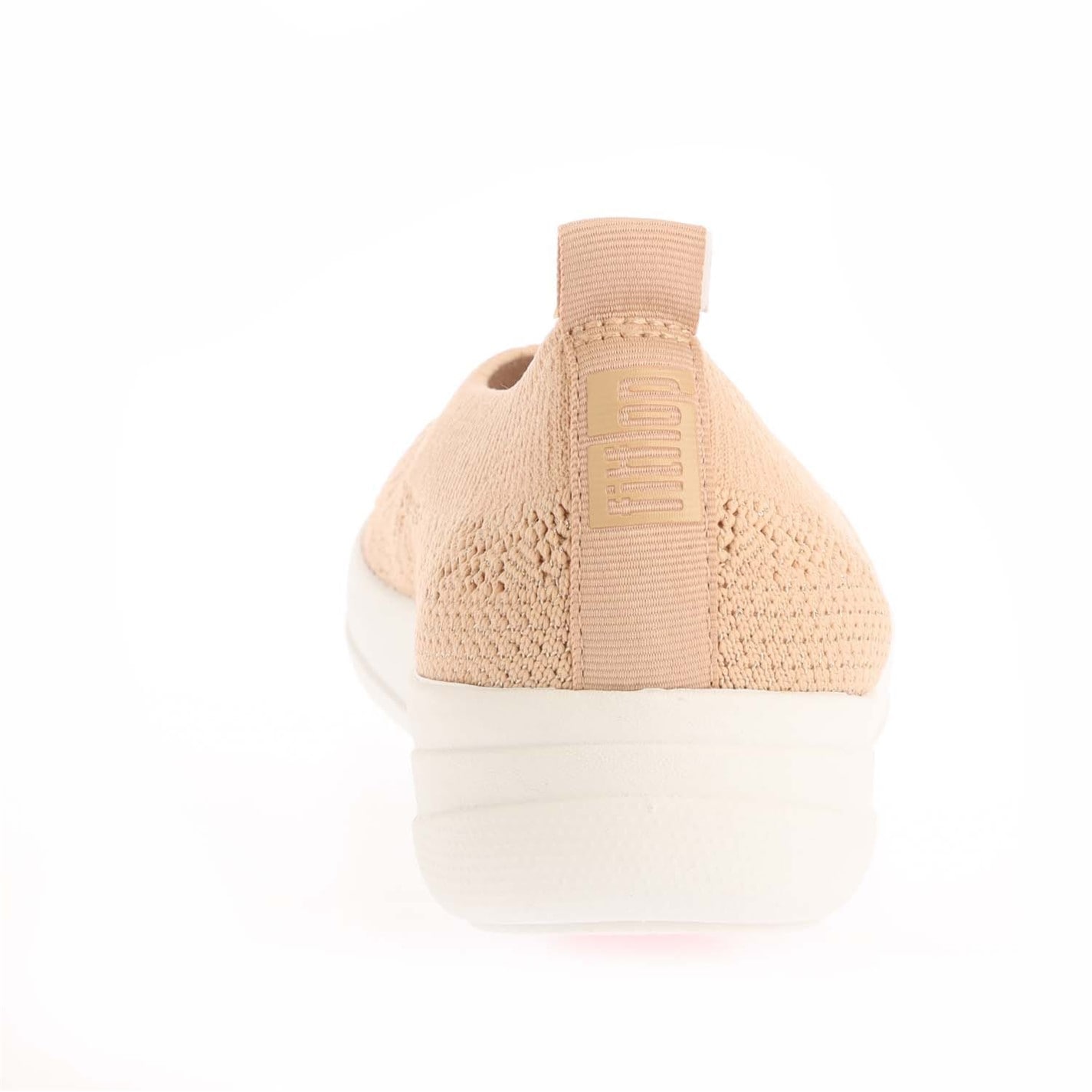 FitFlop Tan 261609 Uberknit Slip On Ballet Pumps - 5