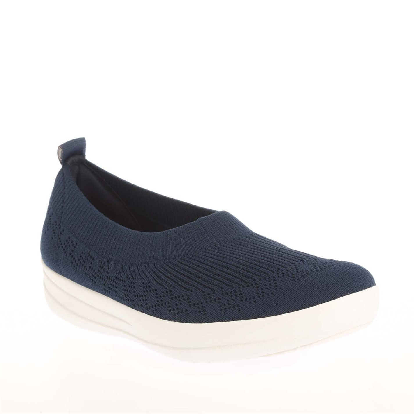 FitFlop Navy 2591719 Uberknit Slip On Ballet Pumps - 2