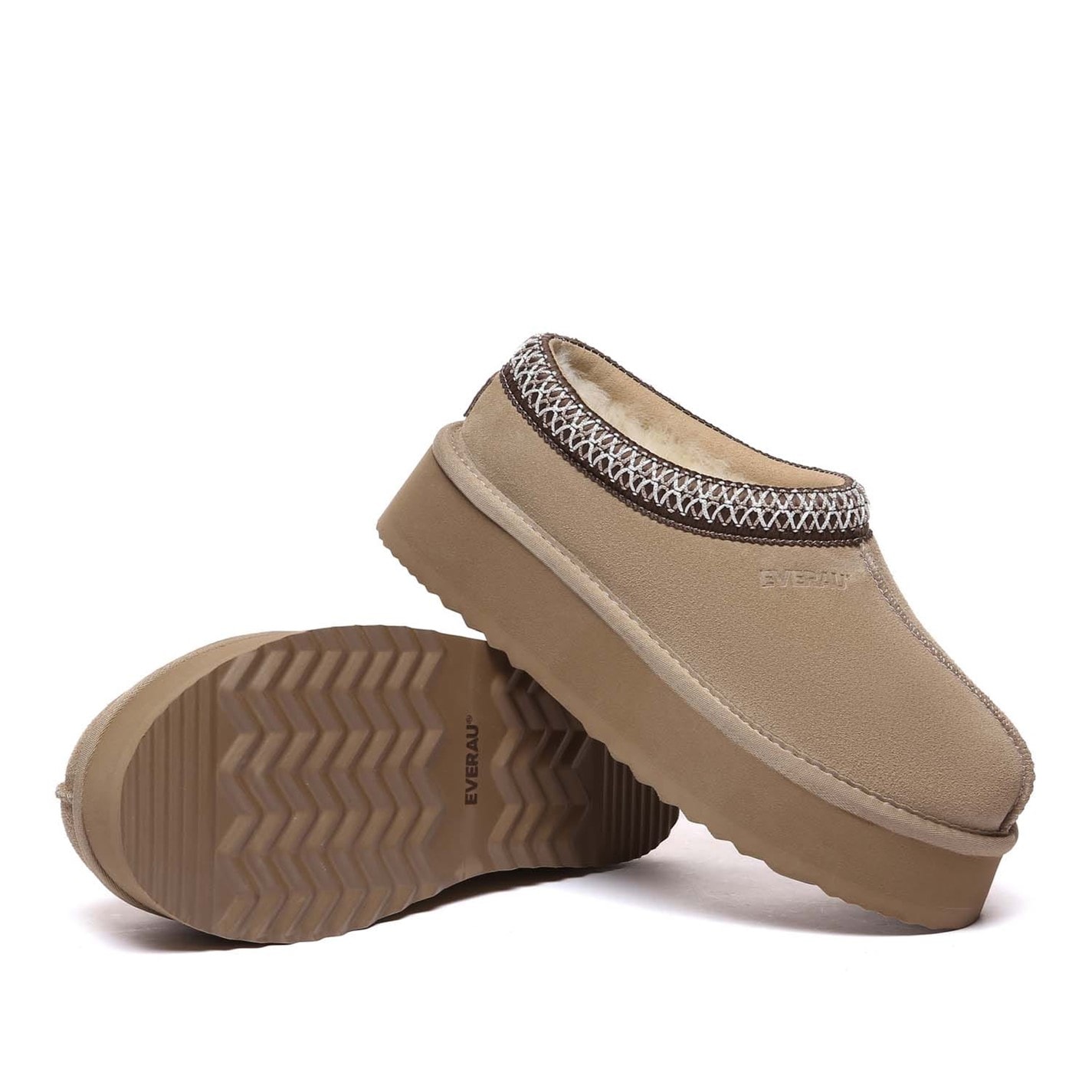 EverAu Sand 1752014 Wonga Leather Slippers - 4