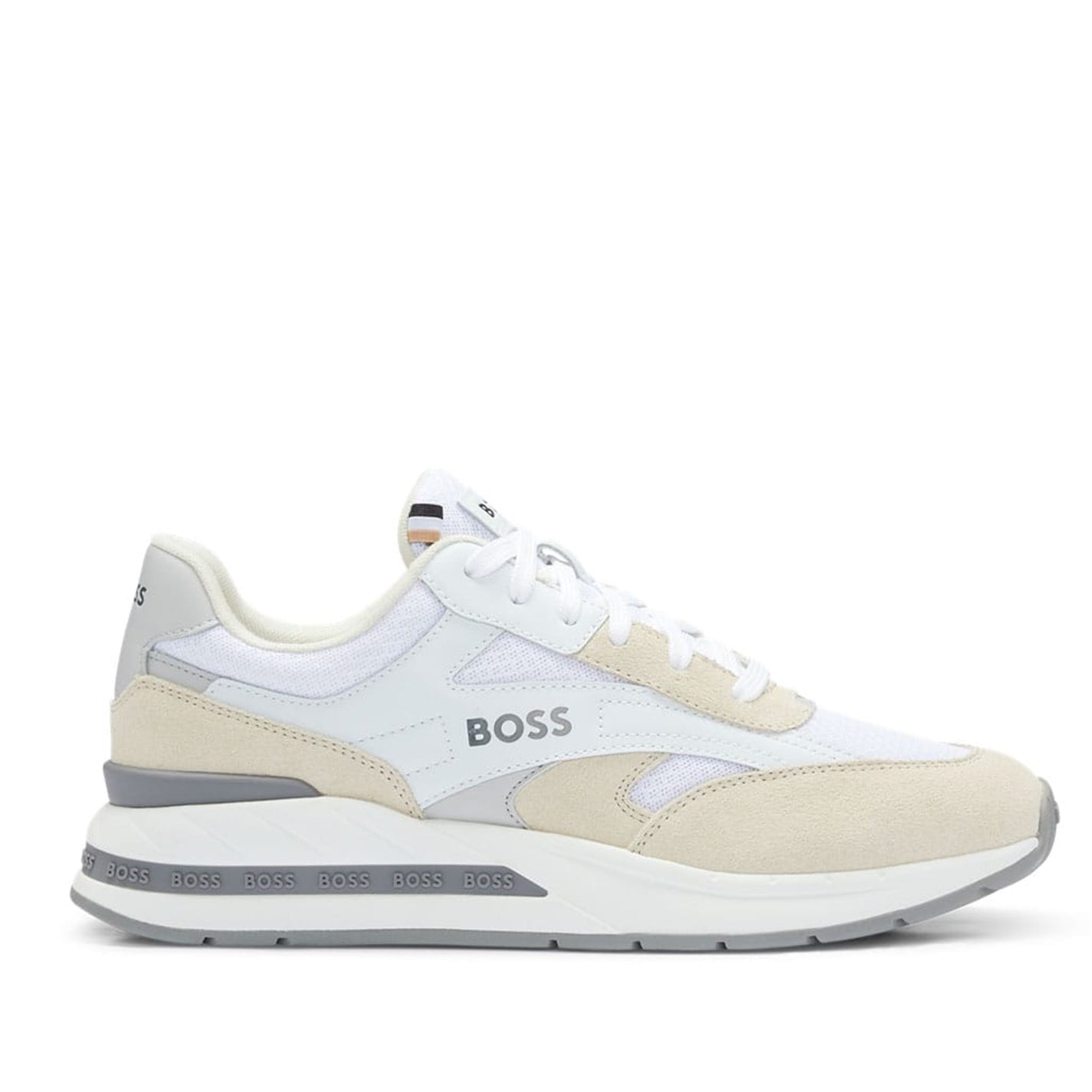 Tenisky Boss White 9886646 Kurt Running Trainers - 1