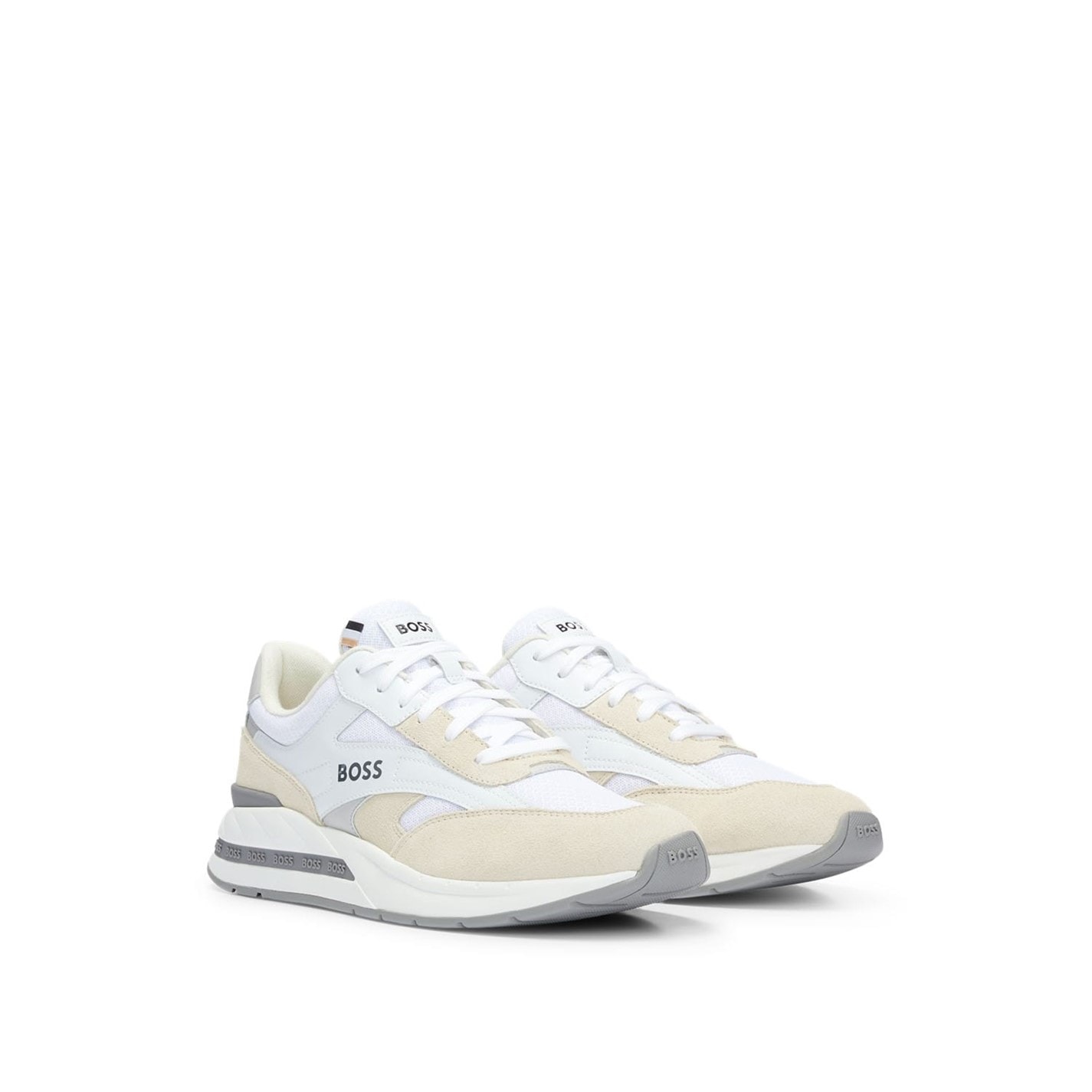 Tenisky Boss White 9886646 Kurt Running Trainers - 2