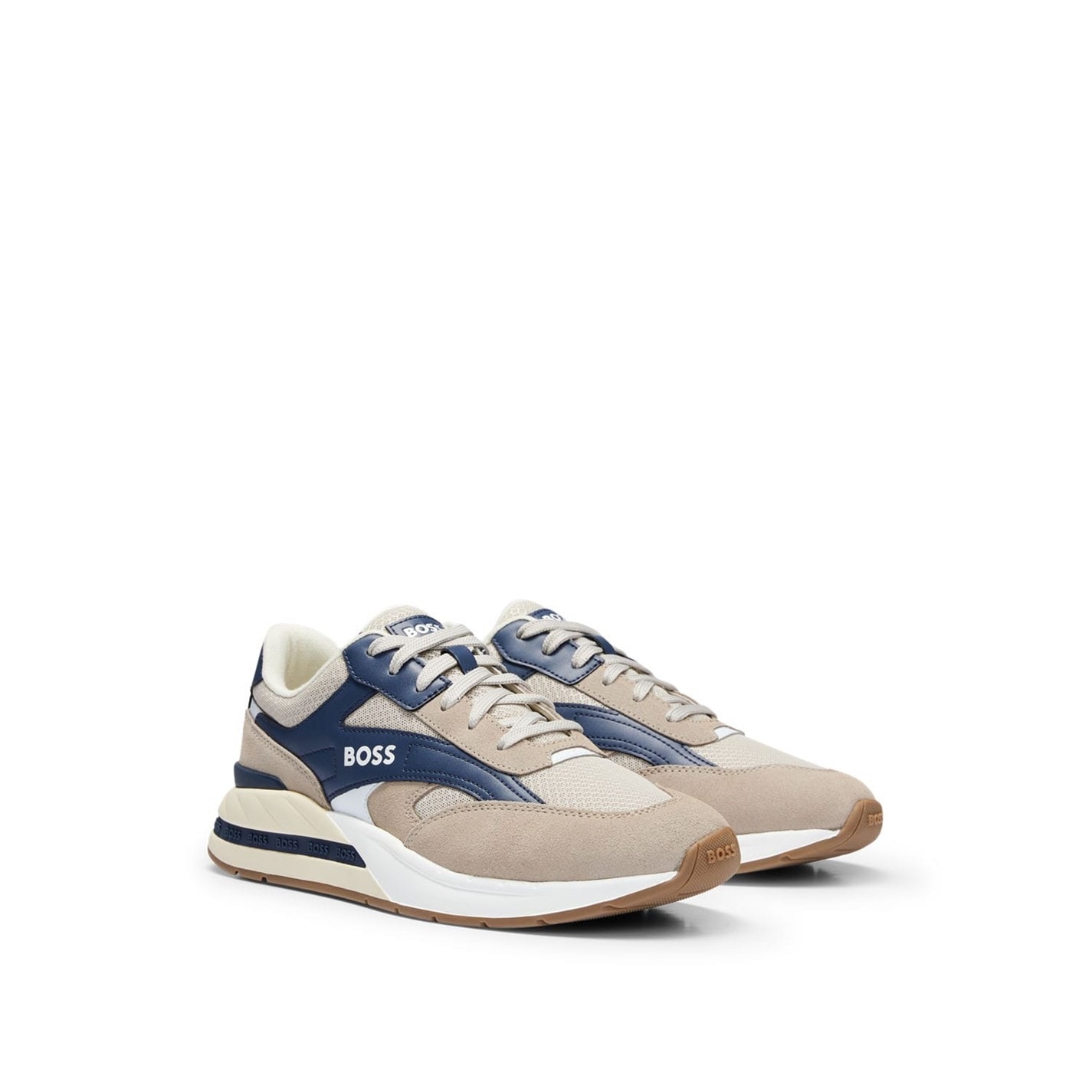Tenisky Boss Beige 4254309 Kurt Runn Trainers - 2