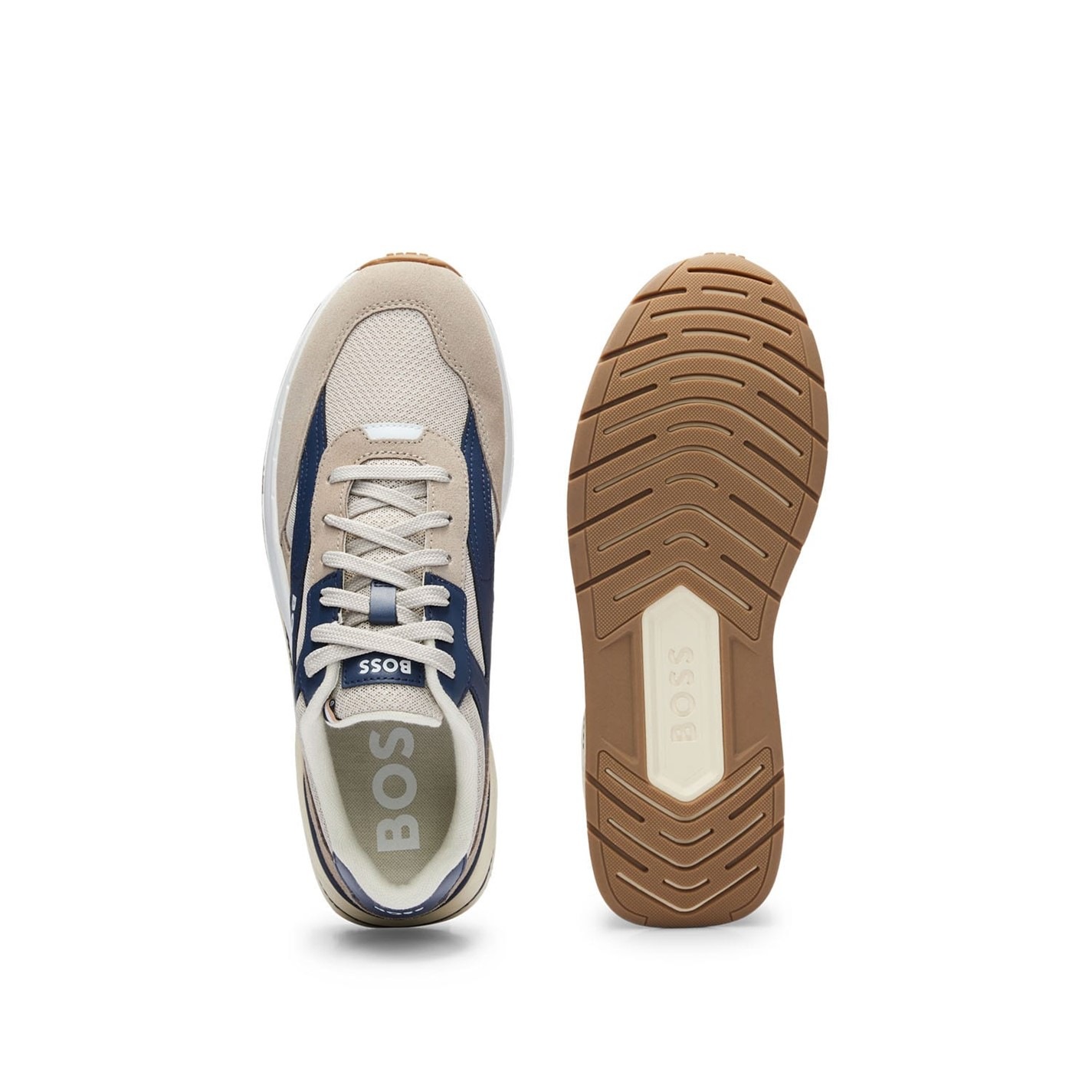 Tenisky Boss Beige 4254309 Kurt Runn Trainers - 4