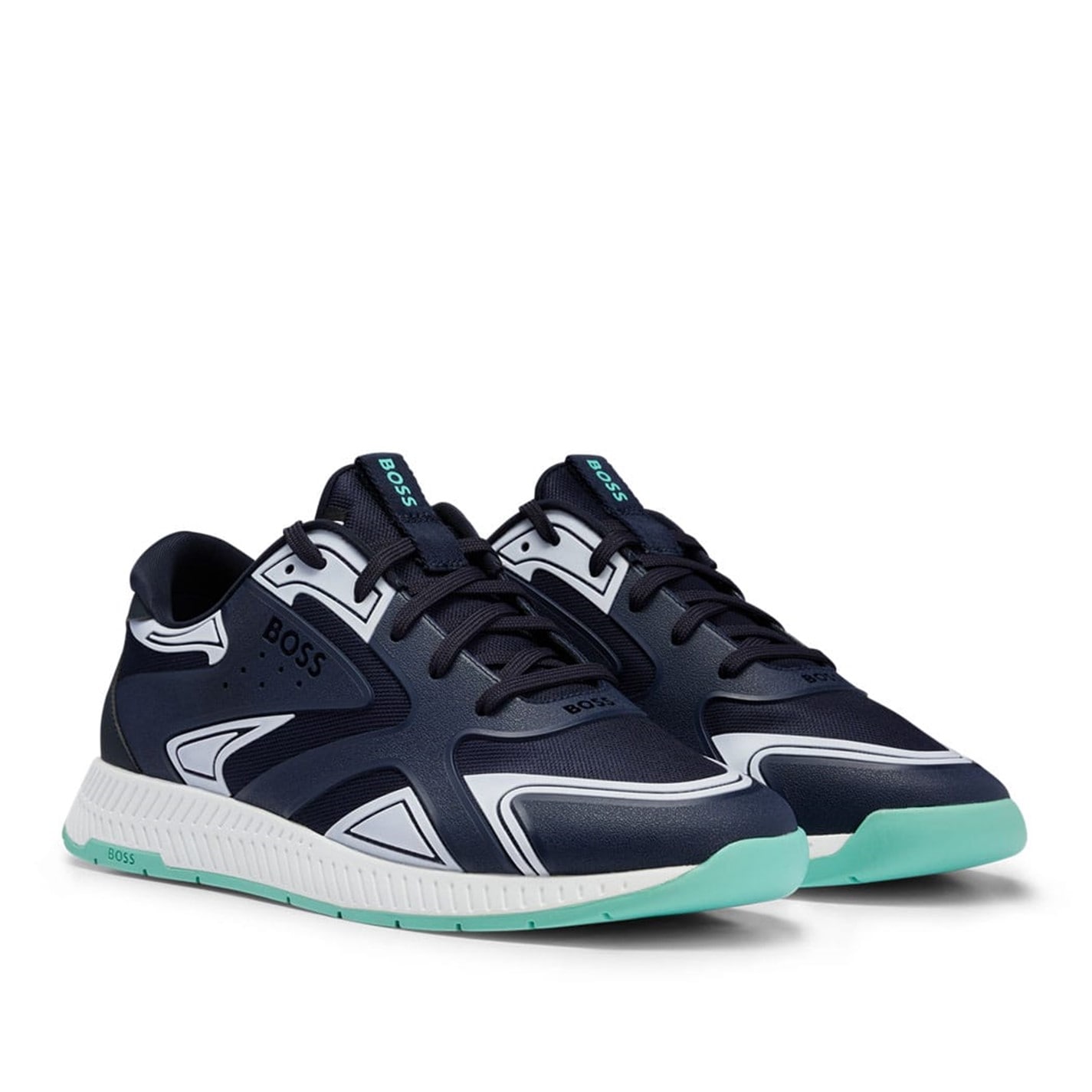 Tenisky Boss Blue 1880314 Titanium Runn Thm 10249931 01 Low-Top Trainers Mens - 2