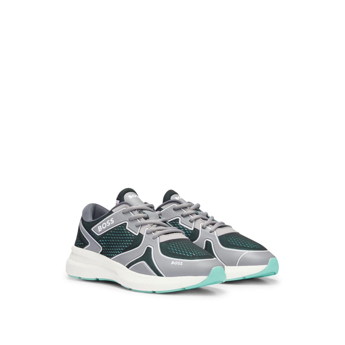Tenisky Boss Grey 8338779 Owen Runn Trainers - 2