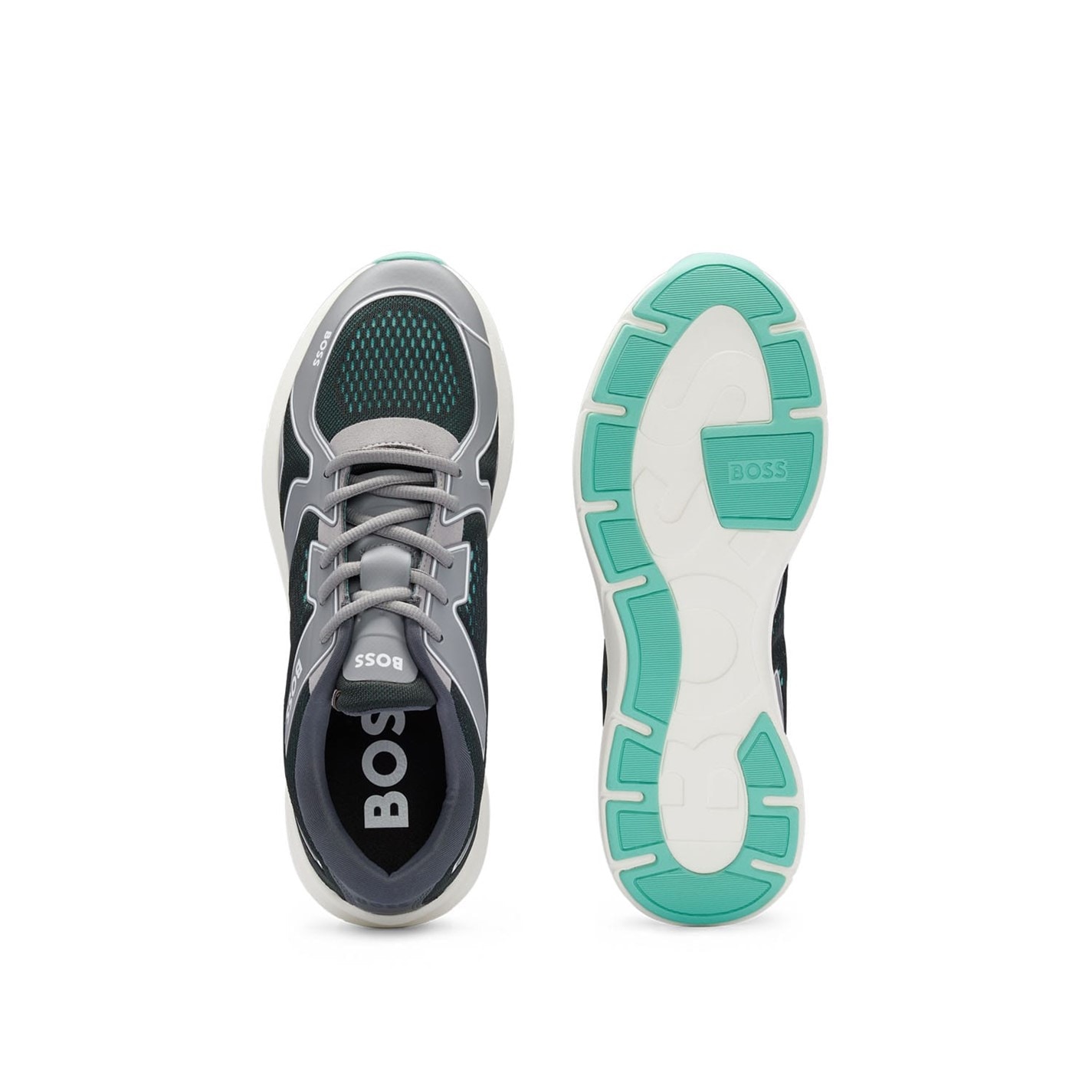 Tenisky Boss Grey 8338779 Owen Runn Trainers - 4
