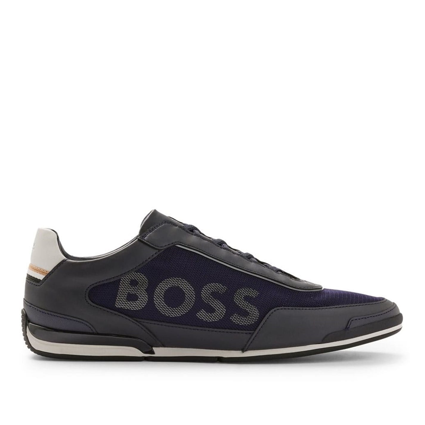 Tenisky Boss Dark Blue 3162555 Saturn Slip On Trainers - 1