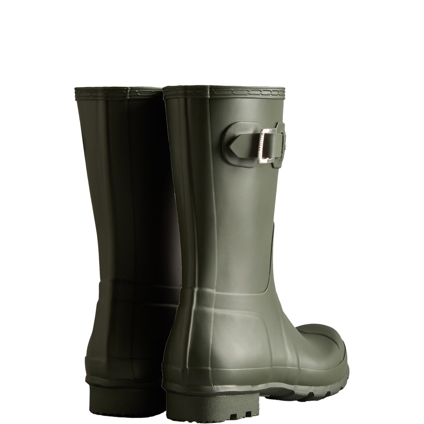 Gumáky Hunter Dark Olive 8670413 Original Short Wellington Boots - 3
