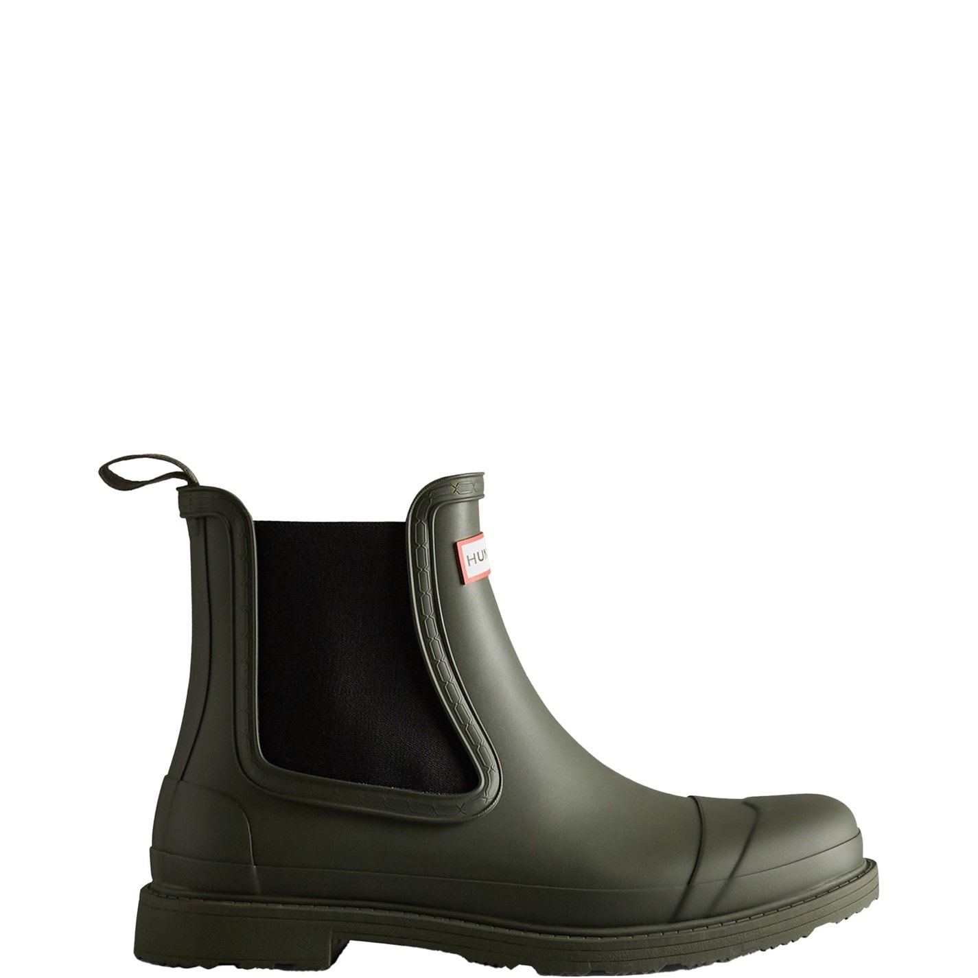 Gumáky Hunter Dark Olive 7386037 Commando Chelsea Boots - 1