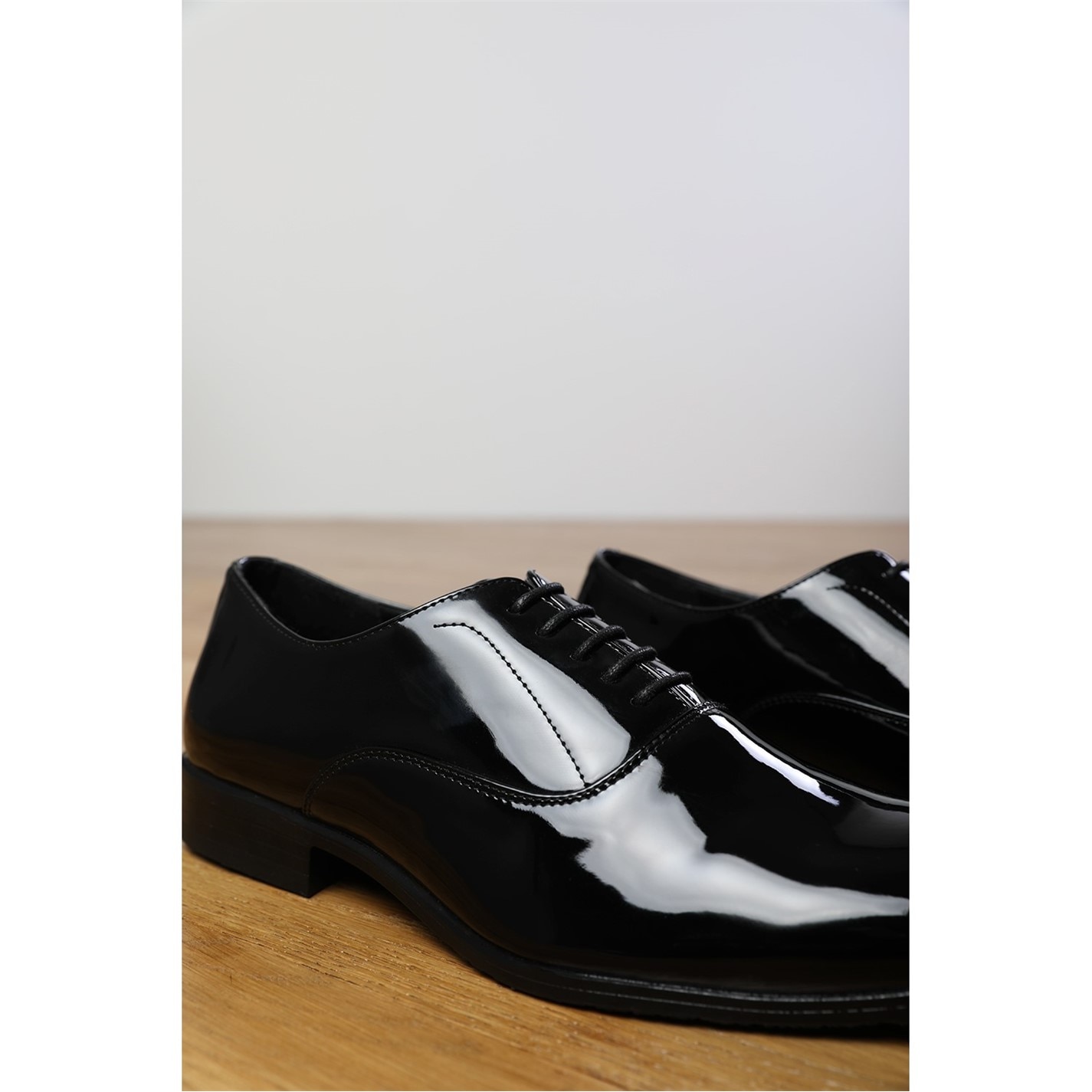 Topánky Wheres That From Black 6303147 Nick Oxford Wide Fit Lace Up Work Dress Shoes - 3