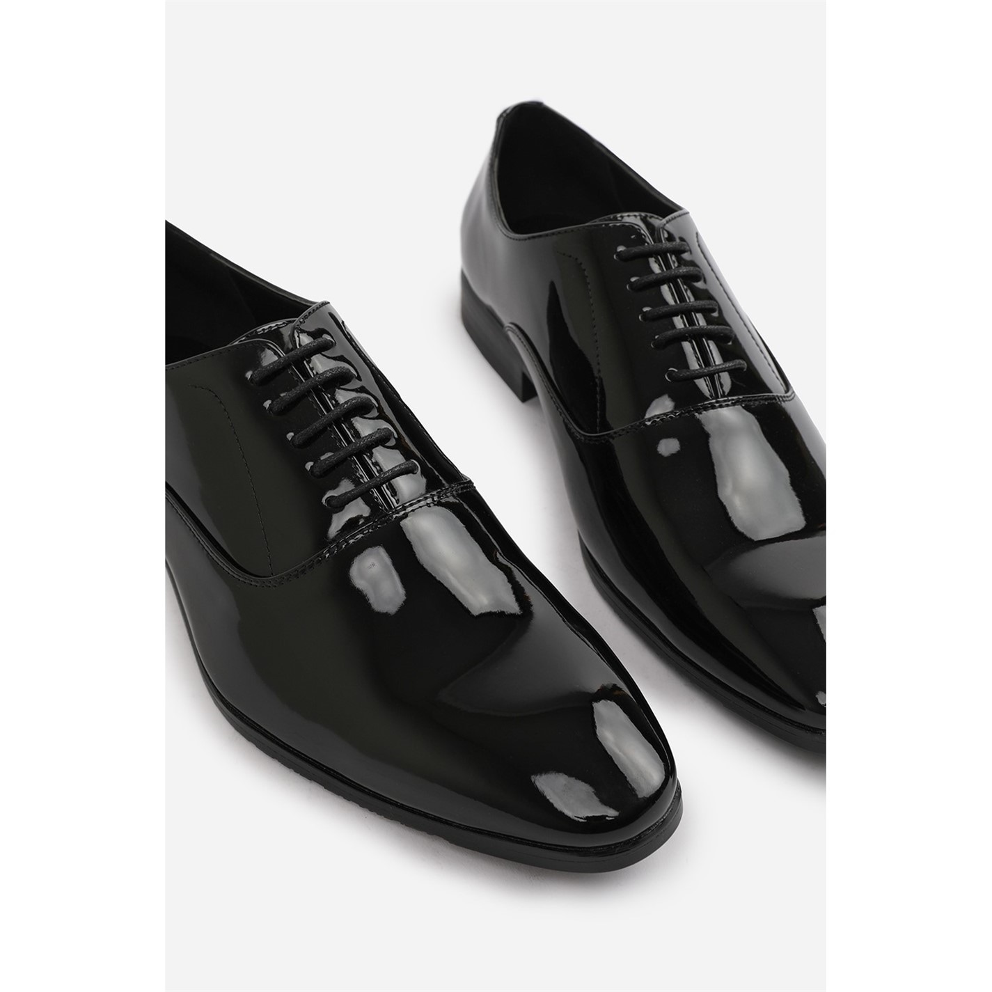 Topánky Wheres That From Black 6303147 Nick Oxford Wide Fit Lace Up Work Dress Shoes - 6