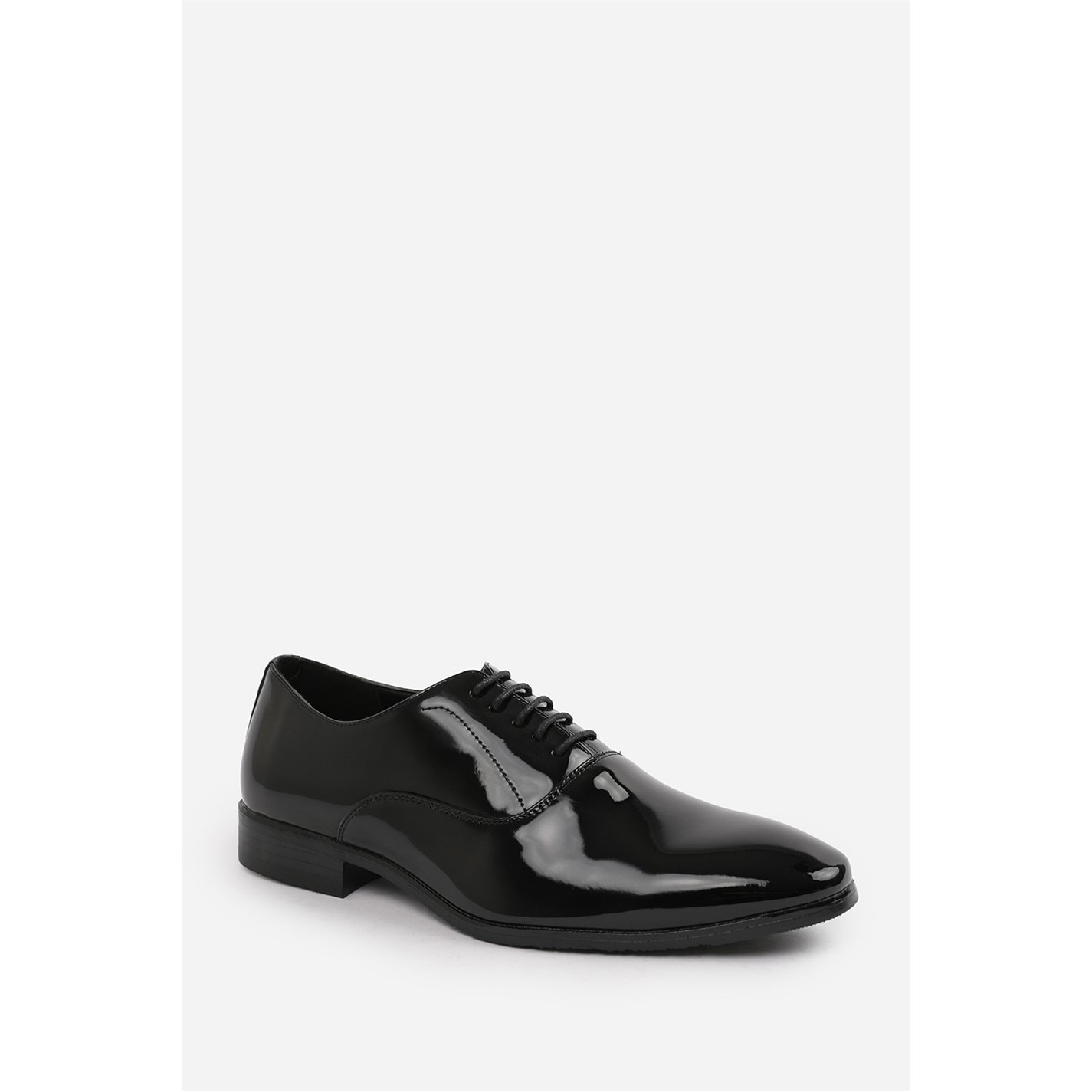 Topánky Wheres That From Black 6303147 Nick Oxford Wide Fit Lace Up Work Dress Shoes - 7