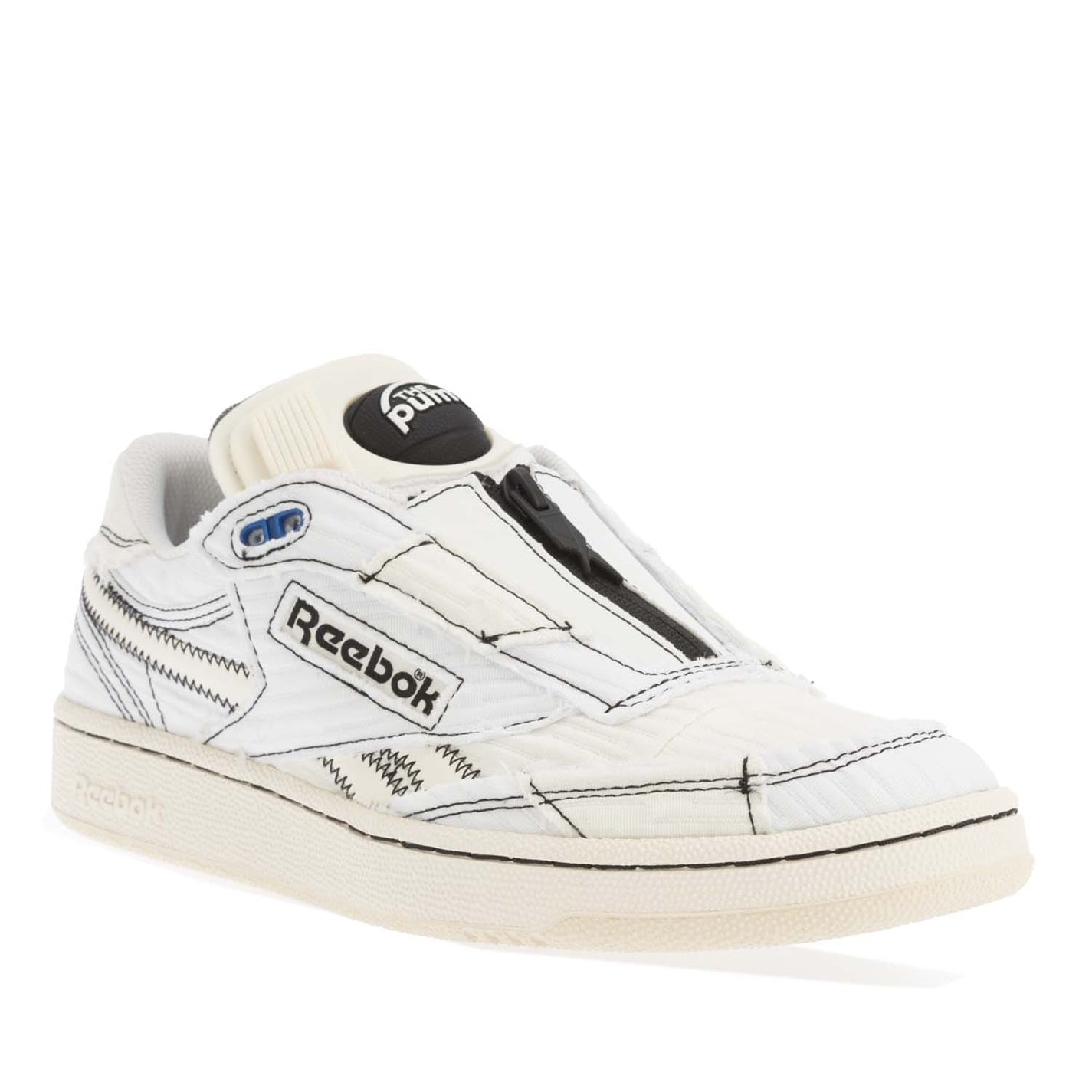 Tenisky Reebok White Black 1463066 Club C 85 Pump Shoes - 2