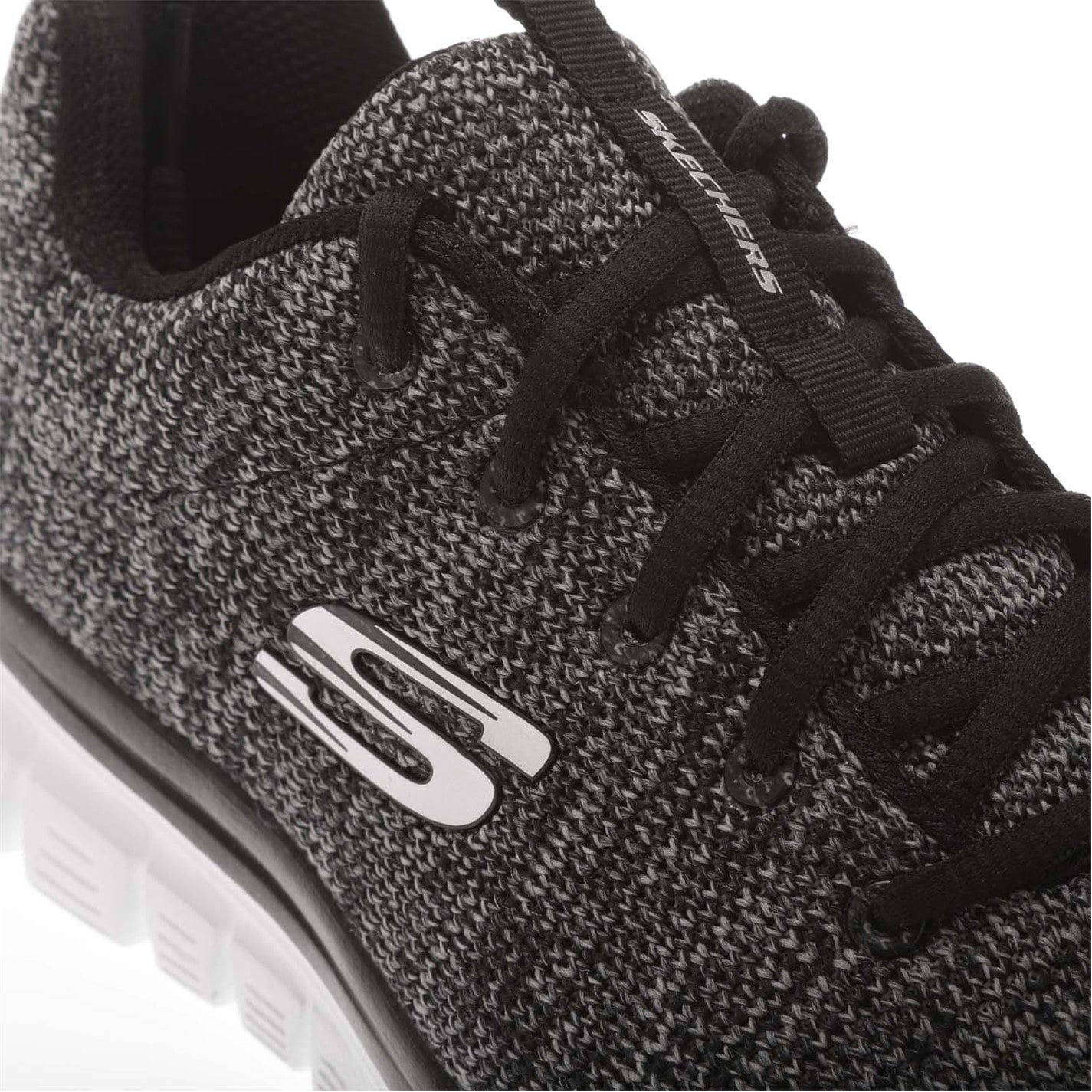 Tenisky Skechers Black-White 7979234 Graceful - Twisted Fortune Trainers - 5