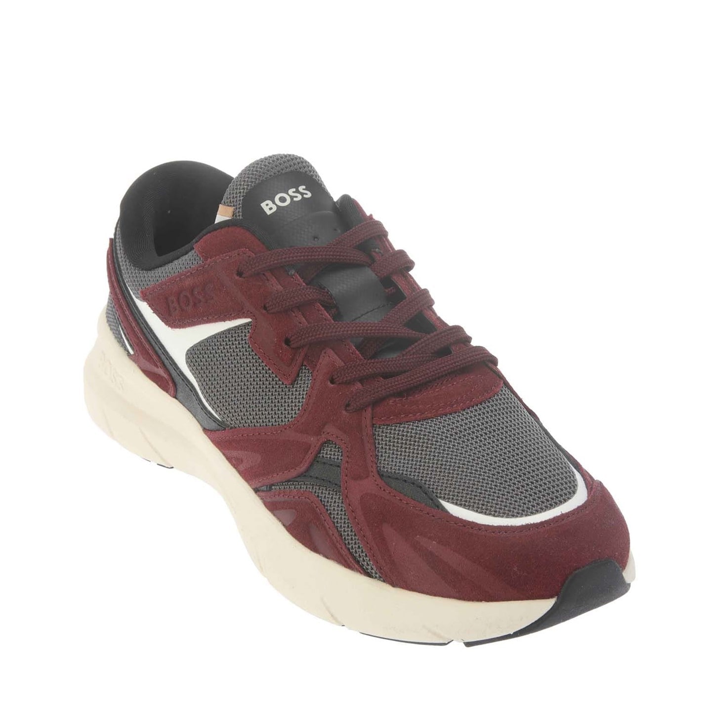 Tenisky Boss Red 7289656 Owen Runn Mixed Material Trainers - 2