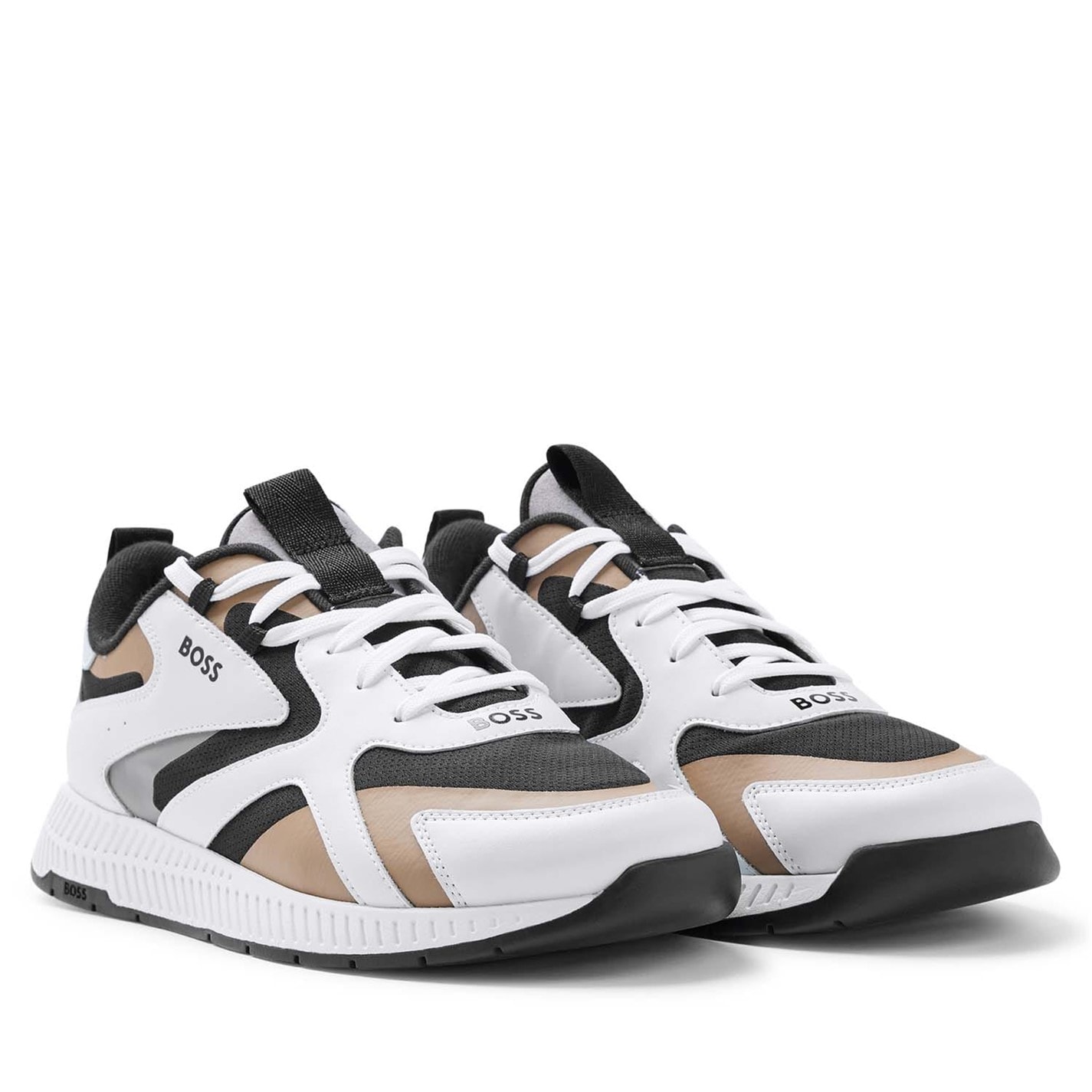 Tenisky Boss Beige 3615324 Titanium Running Trainers - 2