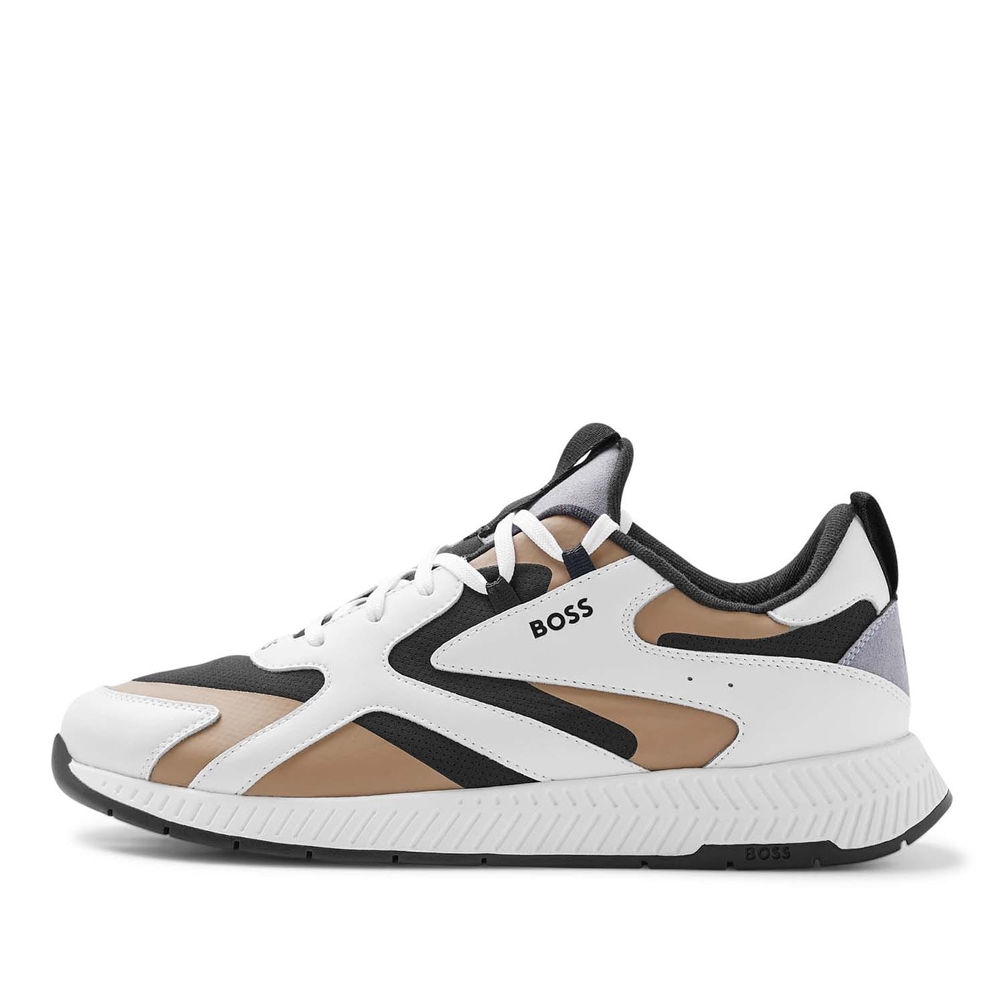 Tenisky Boss Beige 3615324 Titanium Running Trainers - 3