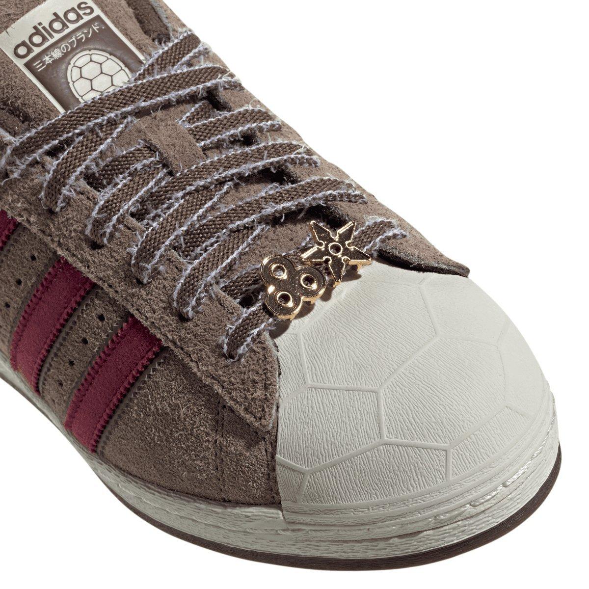 Tenisky adidas Originals Brown 3150425 Teenage Mutant Ninja Turtle Superstar Trainers - 8