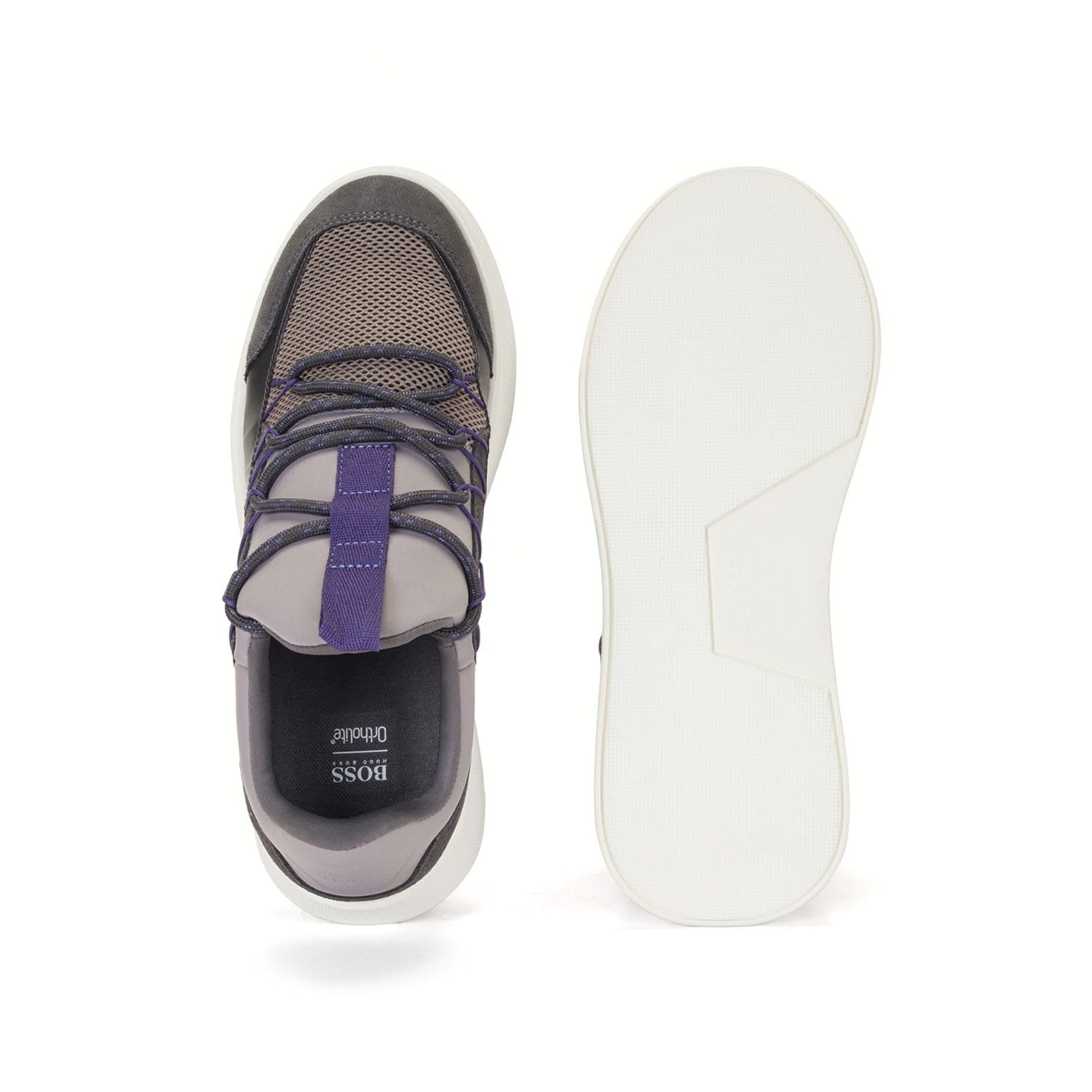 Tenisky Boss Grey 1384570 Bulton Running Shoes - 7