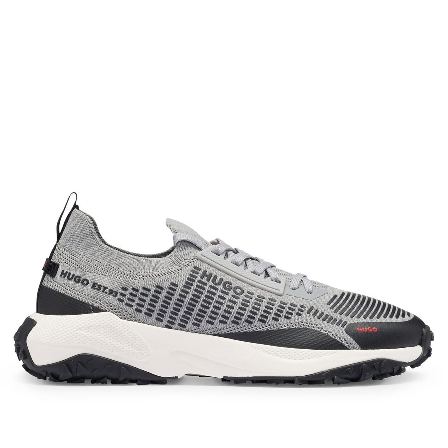 Tenisky Hugo Grey 8167849 Cyrus Runn Knpu 10249921 01 Low-Top Trainers Mens - 1