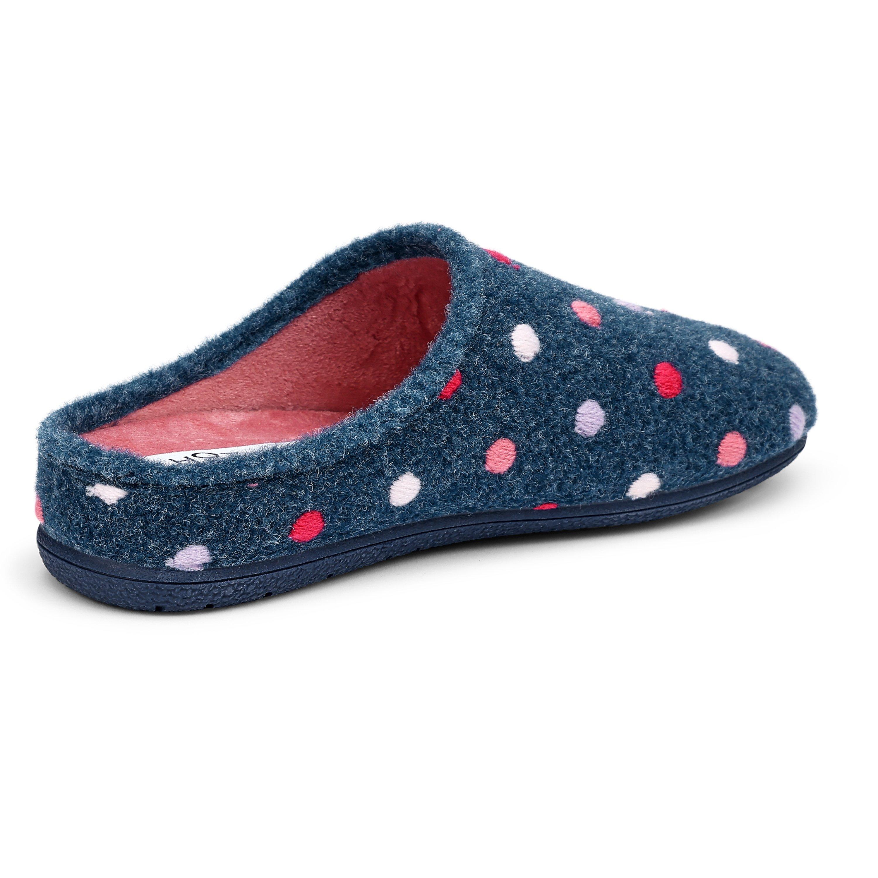 Hotter Aquatic Blue Mu 4542462 Dotty Slippers - 3